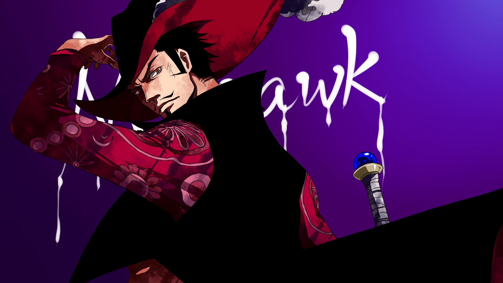 1080P, Dracule Mihawk, One Piece, HD Wallpaper