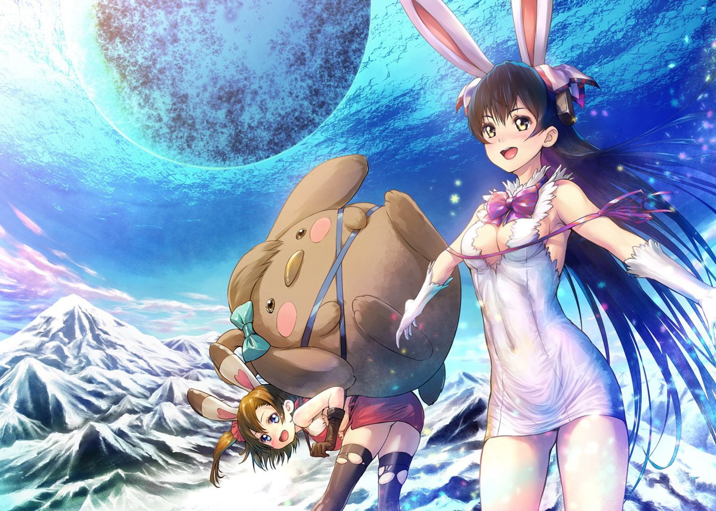females, young adult, water, real people, three quarter length, beauty, Is It Wrong to Try to Pick Up Girls in a Dungeon?, Liliruca Arde, nature, swimming pool, HD Wallpaper