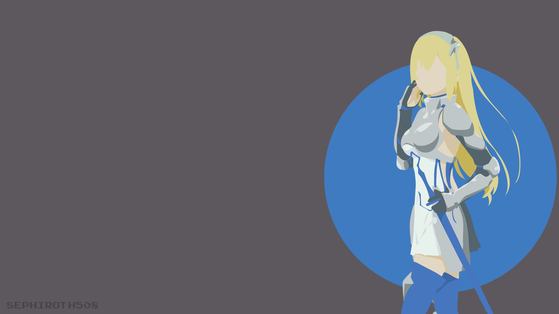 Aiz Wallenstein, 1080P, Anime, Danmachi: Sword Oratoria, HD Wallpaper