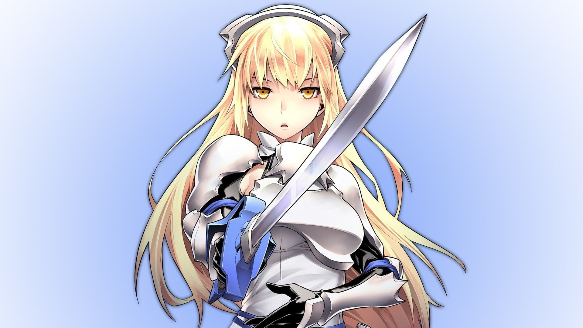 Anime, Is It Wrong to Try to Pick Up Girls in a Dungeon?, Aiz Wallenstein, 1080P, HD Wallpaper