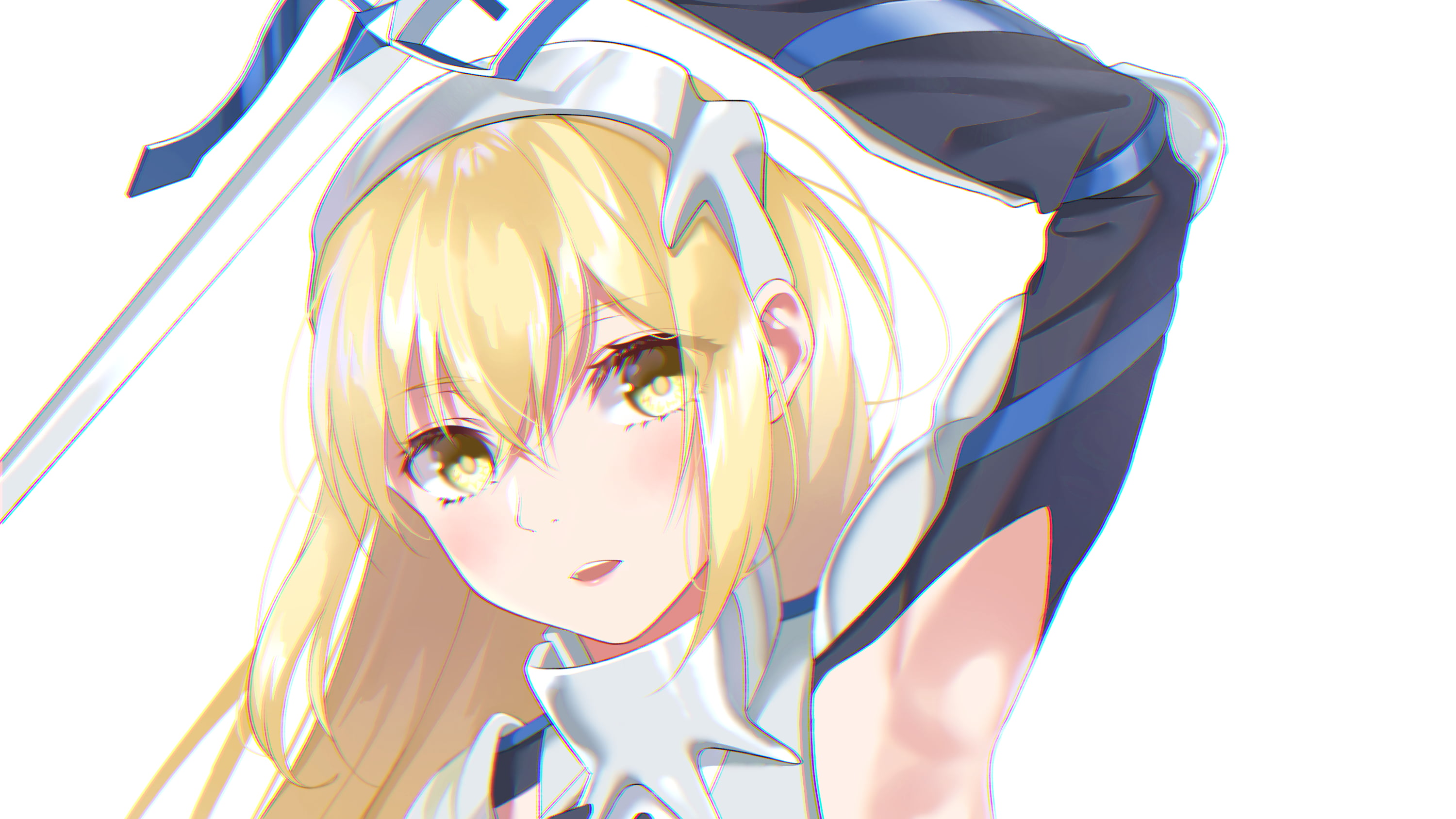 Is It Wrong to Try to Pick Up Girls in a Dungeon?, Aiz Wallenstein, DanMachi, 2K, HD Wallpaper