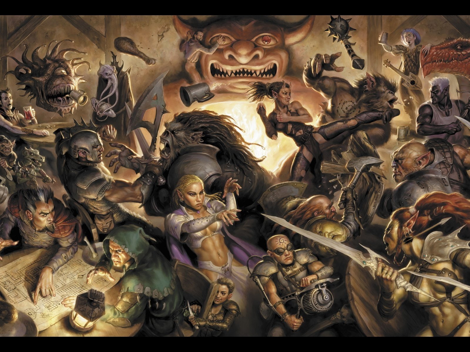 Dungeons and Dragons, Artistic, Fantasy, Game, 720P, HD Wallpaper
