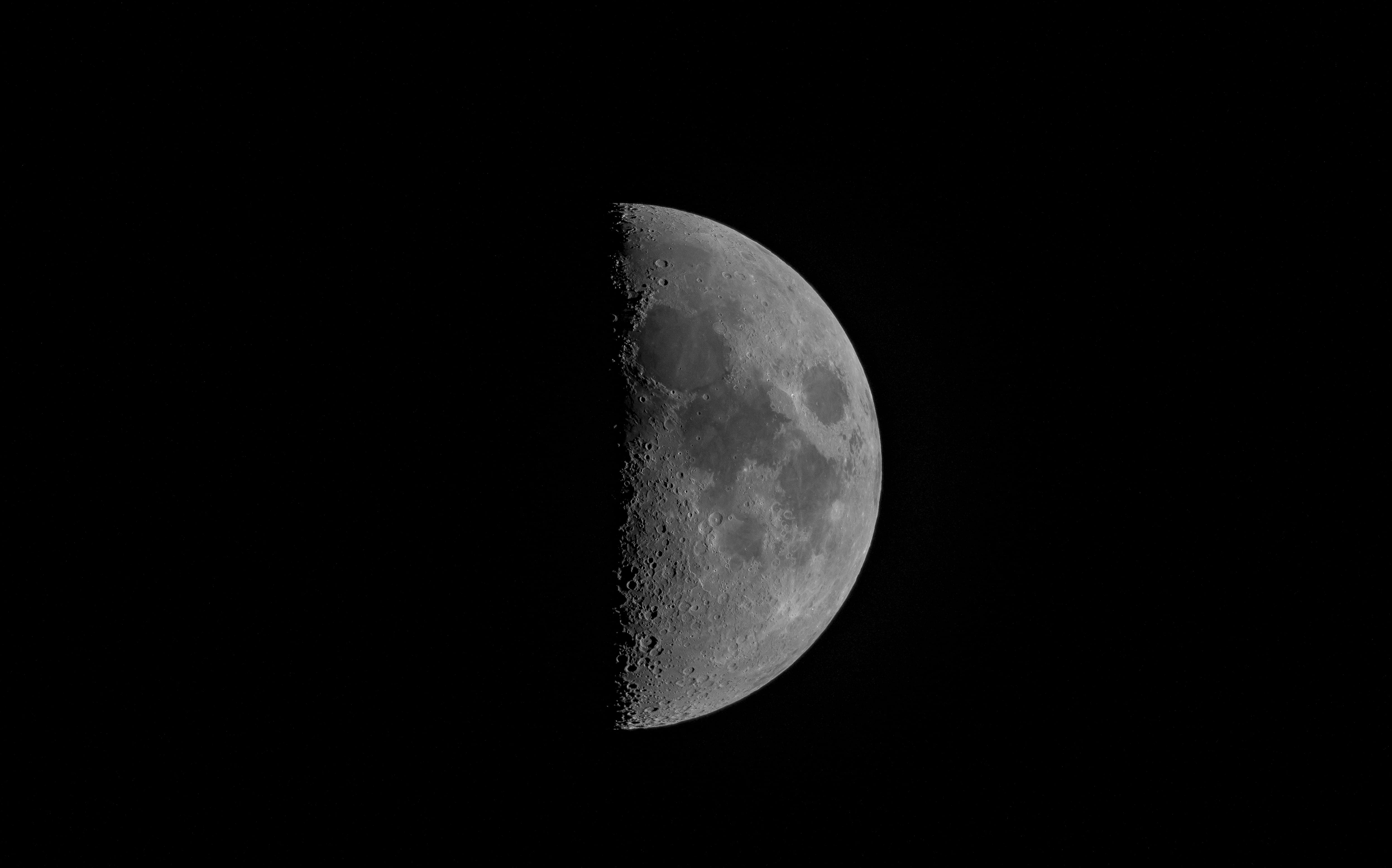 idyllic, moon, full, globe, tranquility, space exploration, universe, space and astronomy, astrology, tranquil scene, half-moon, semi-circle, dark, scenics - nature, HD Wallpaper