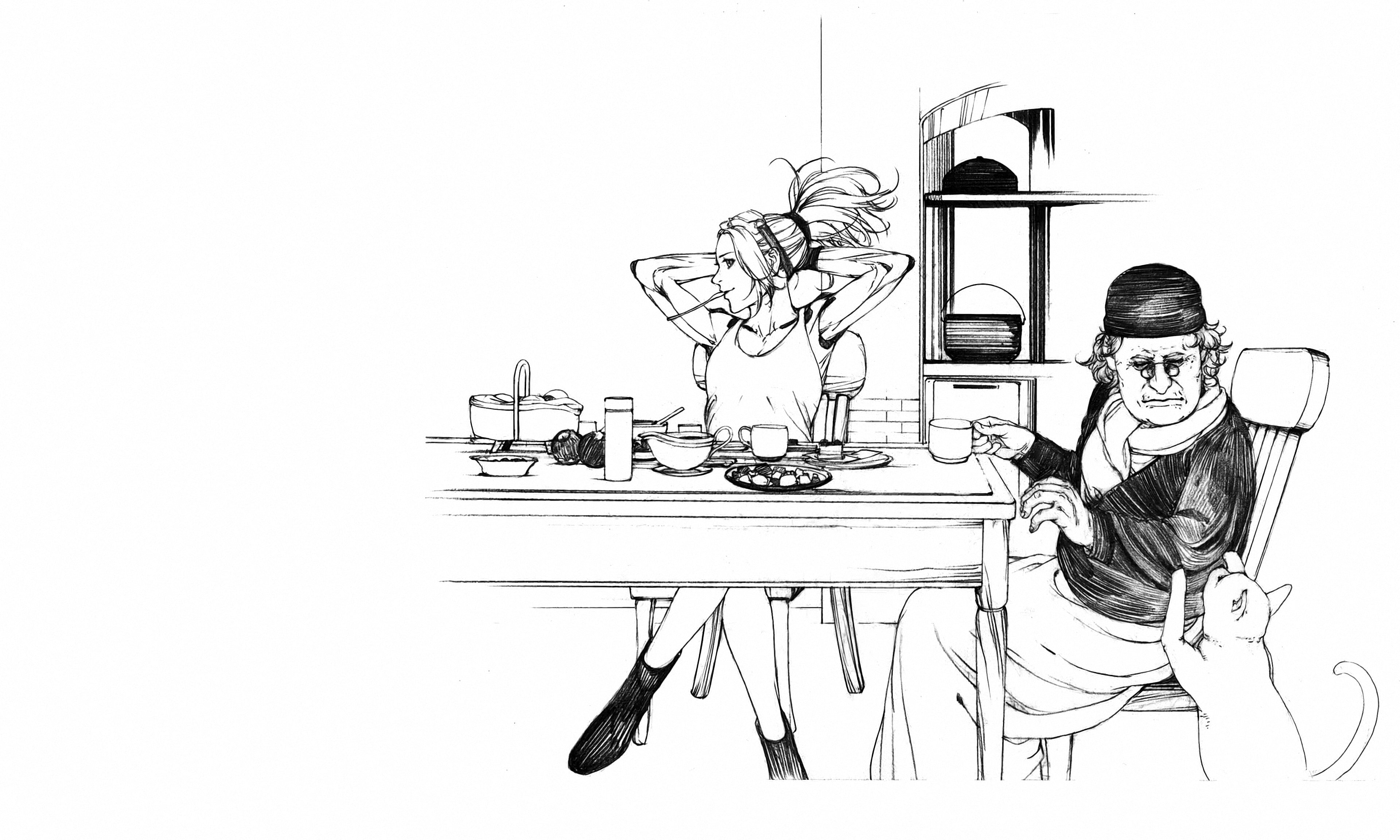 artwork, anime, steampunk, Netflix TV Series, 4K, combat, manga, LEVIUS, Netflix, HD Wallpaper