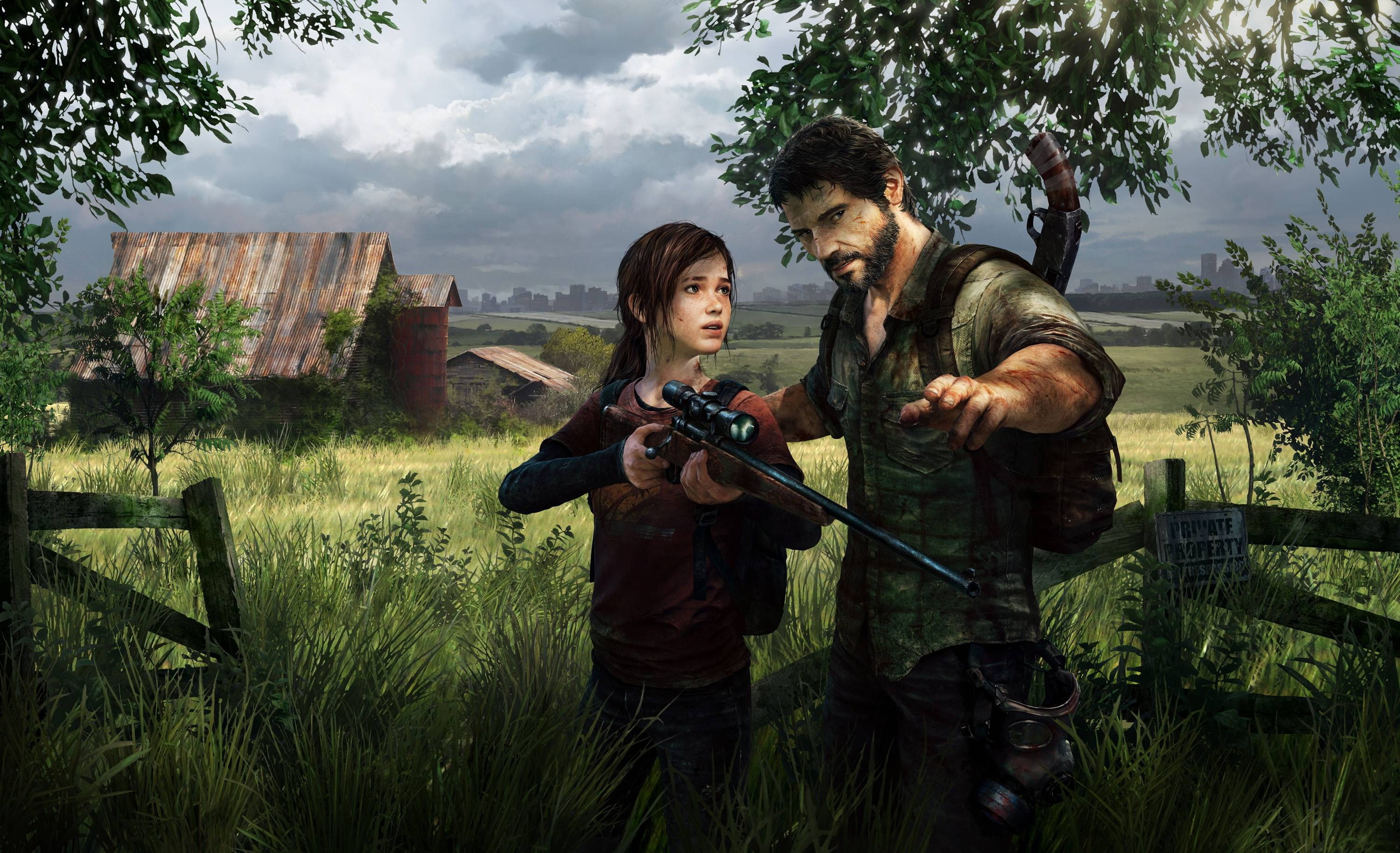 young men, plant, The Last of Us, young adult, real people, people, standing, casual clothing, sky, outdoors, front view, 2K, video games, adult, lifestyles, HD Wallpaper
