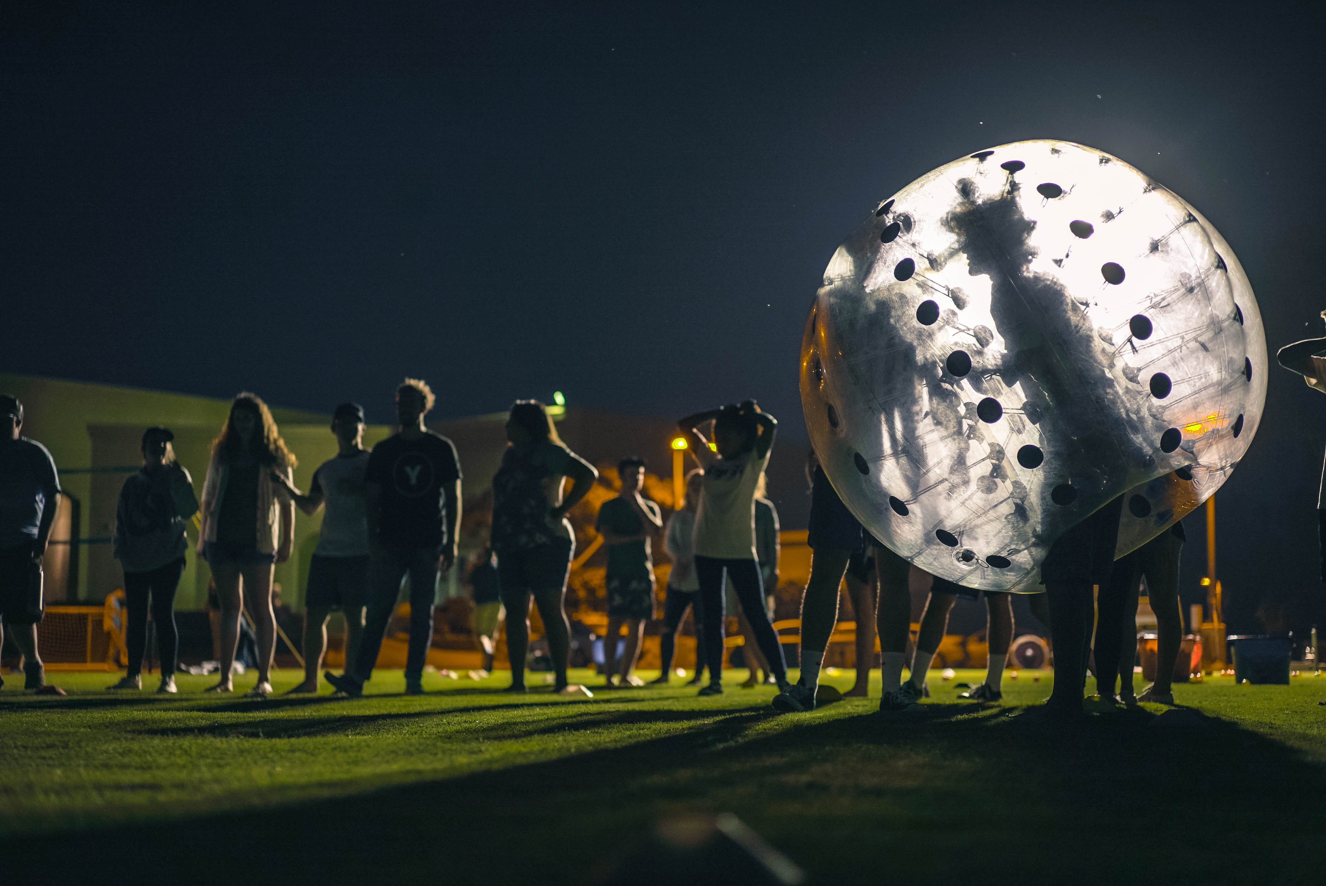 summer, lifestyles, grass, games, united states, people, sport, rear view, standing, rancho santa fe, summer night, leisure activity, crowd, playing, full length, HD Wallpaper