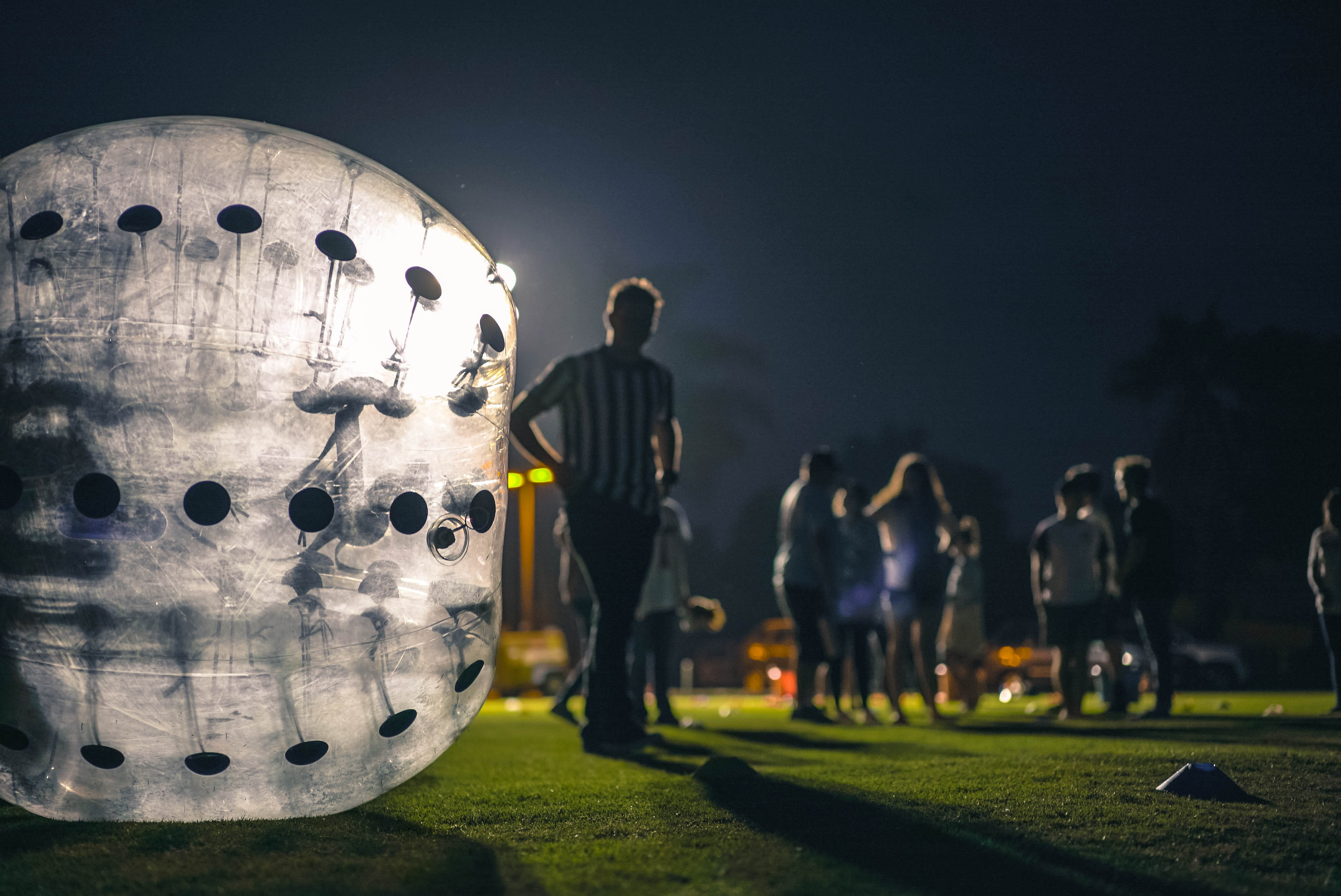 adult, outdoors, horizon christian fellowship, leisure activity, illuminated, crowd, group, bubble, plant, standing, sports, 4K, nature, darkness, people, HD Wallpaper