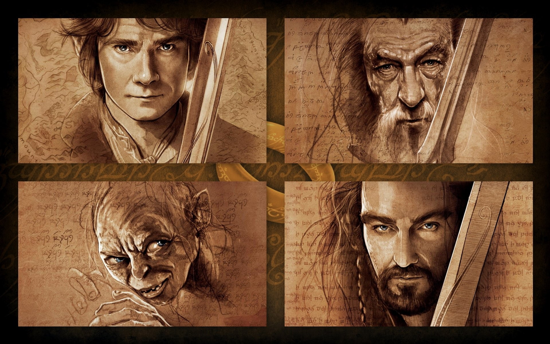 journey, hobbit, 1080P, fantasy, rings, lord, unexpected, lotr, adventure, HD Wallpaper