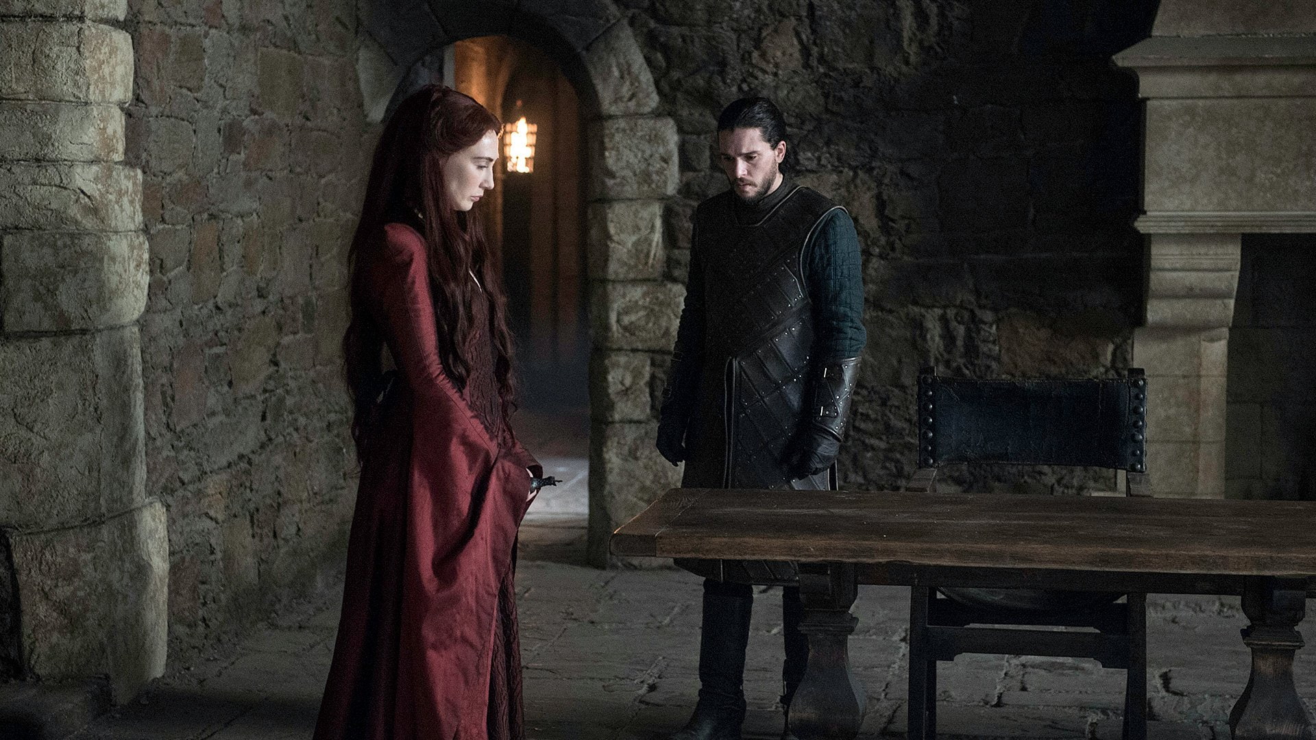 Kit Harington, 1080P, Game Of Thrones, Jon Snow, Carice van Houten, TV Show, Melisandre (Game of Thrones), HD Wallpaper