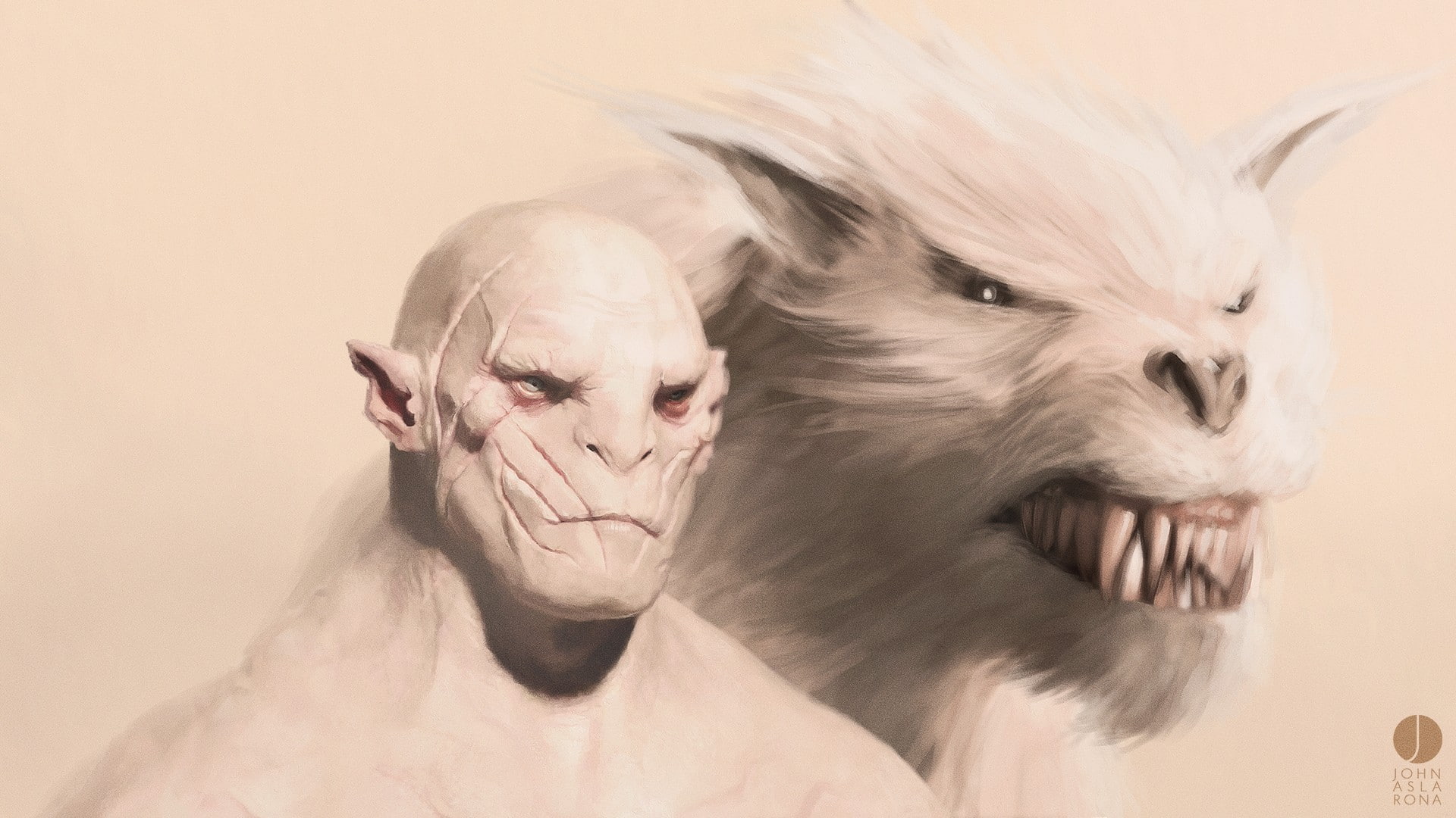 1080P, Azog The Defiler, The Hobbit, HD Wallpaper