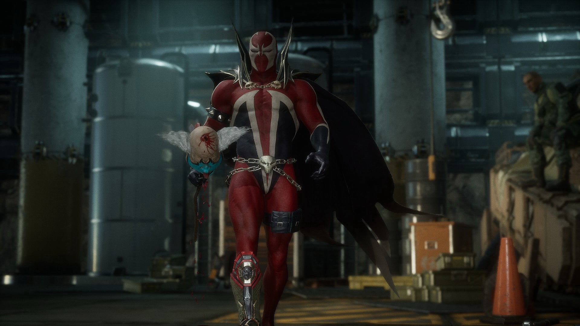 Mortal Kombat 11, Spawn, the Defiler, MK 11, head, 1080P, cloak, HD Wallpaper