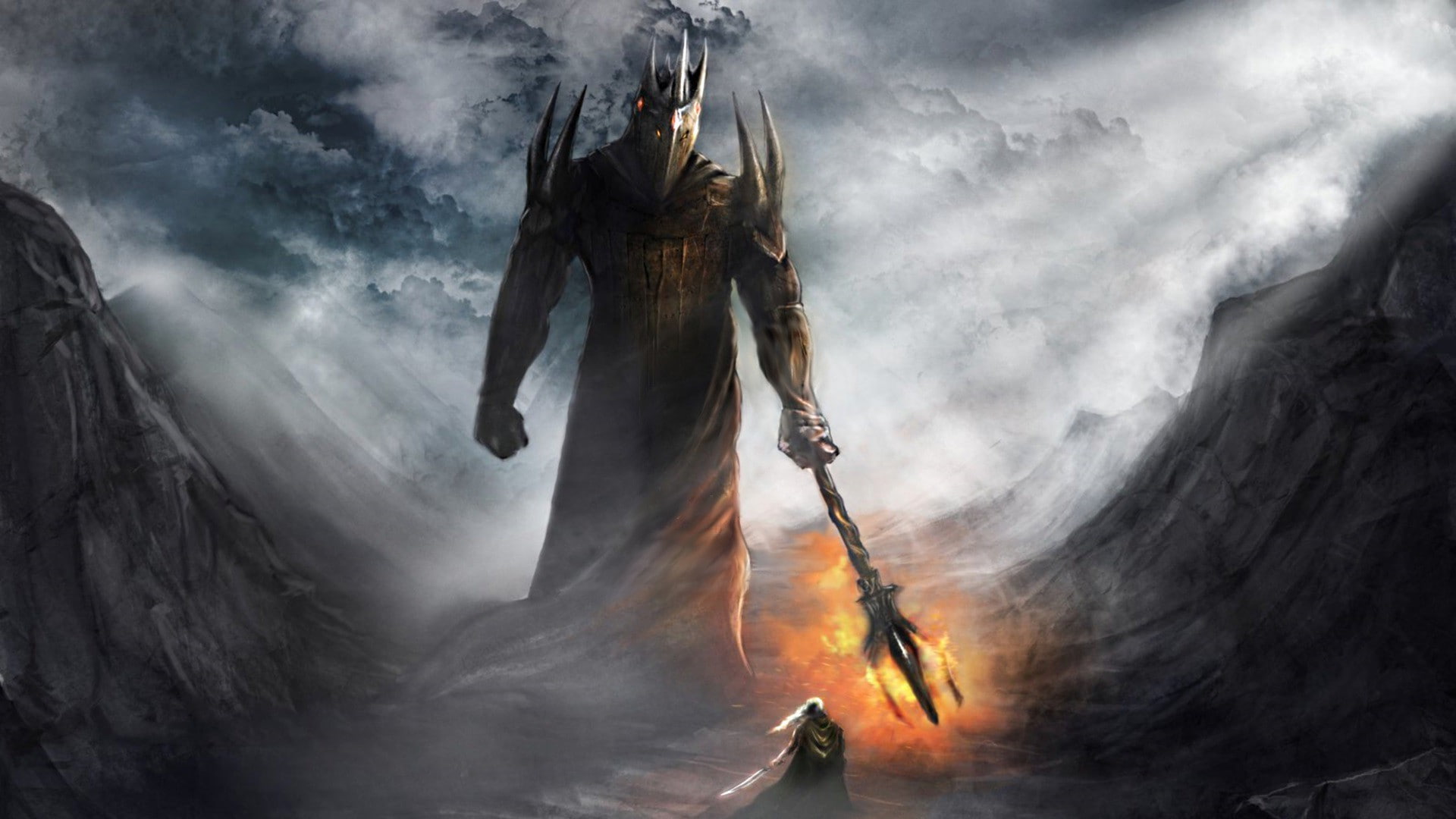 Morgoth, fantasy Art, 1080P, The Lord Of The Rings, HD Wallpaper