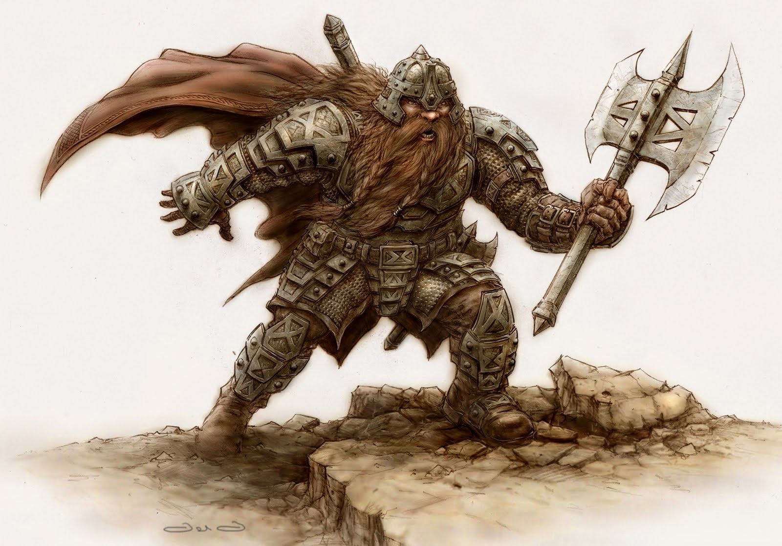 creativity, art and craft, studio shot, aggression, Gimli, Axe, headwear, mask, anger, indoors, front view, representation, Dwarfs, fighting, 720P, The Lord Of The Rings, HD Wallpaper