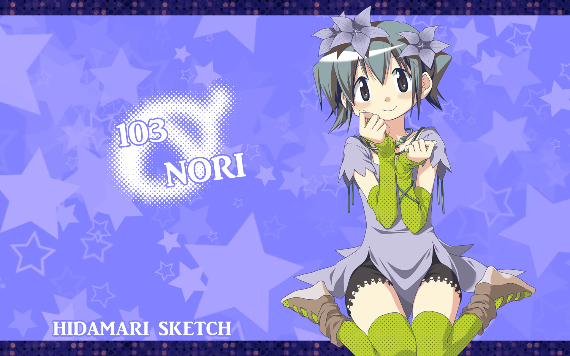 1080P, hidamari, nori, sketch, HD Wallpaper
