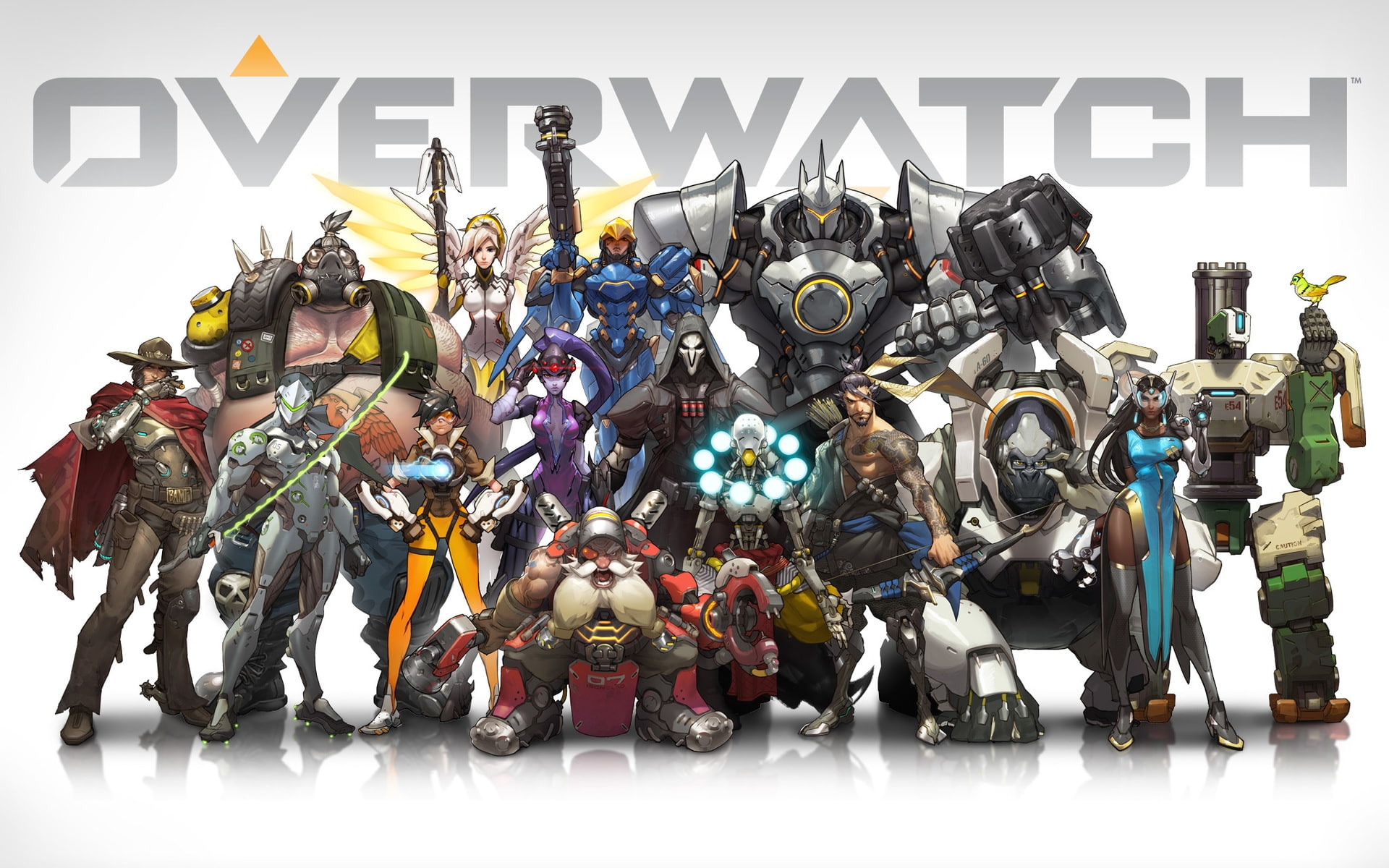 1080P, lineup, overwatch, HD Wallpaper