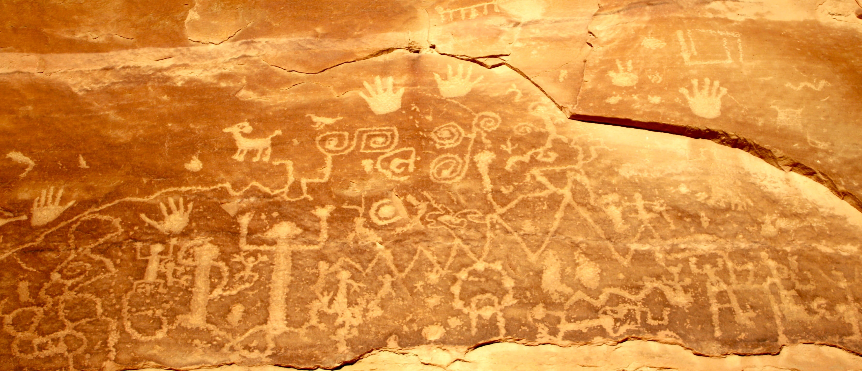 culture, stone, backgrounds, usa, the past, historic, cliff, day, southwest, western script, close-up, communication, obsolete, archeology, ancient, National, HD Wallpaper