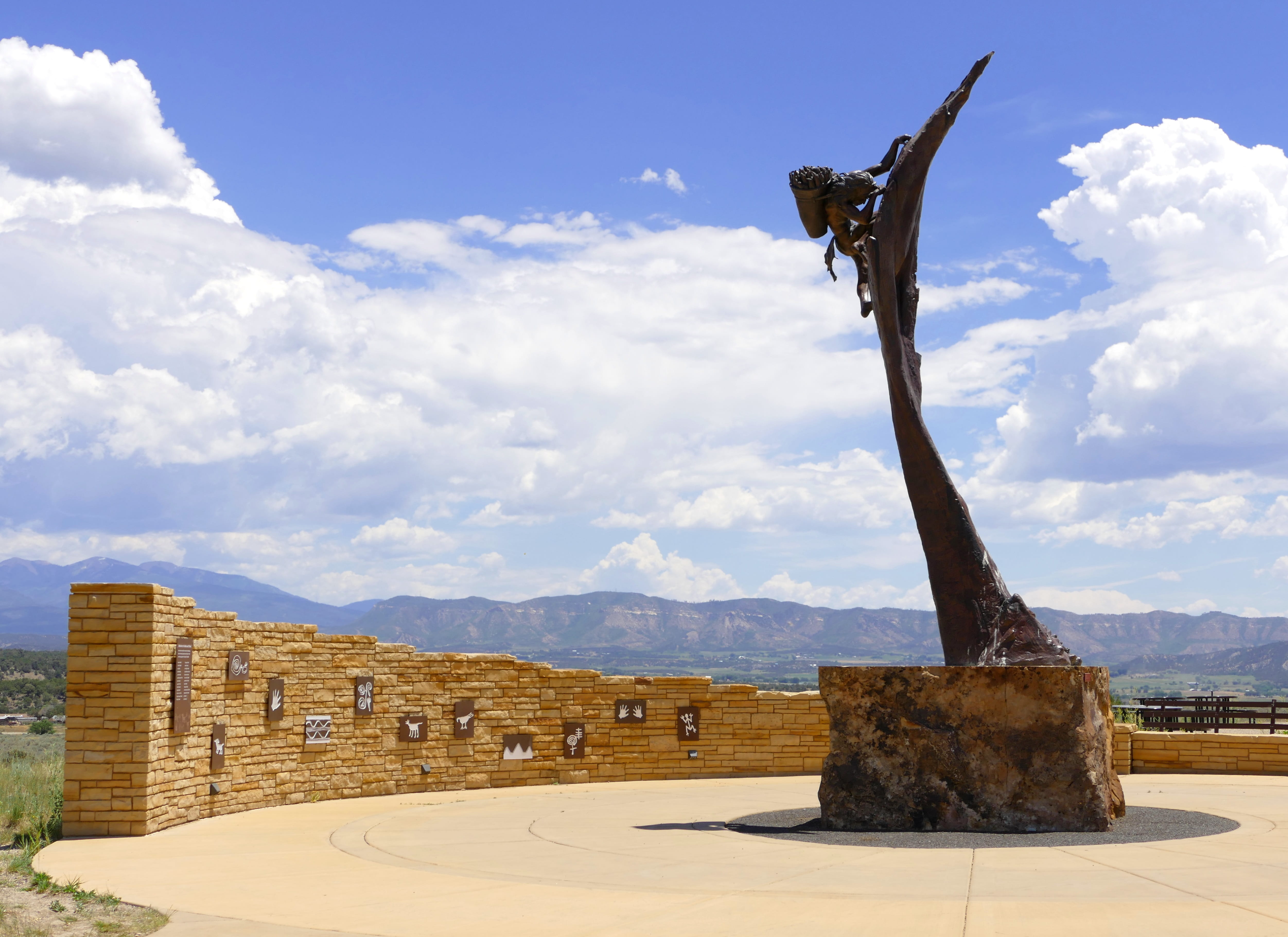 american, nature, mesa, culture, national, Pueblo, usa, sculpture, park, indian, outdoors, the past, ruin, sunlight, architecture, art and craft, travel, HD Wallpaper