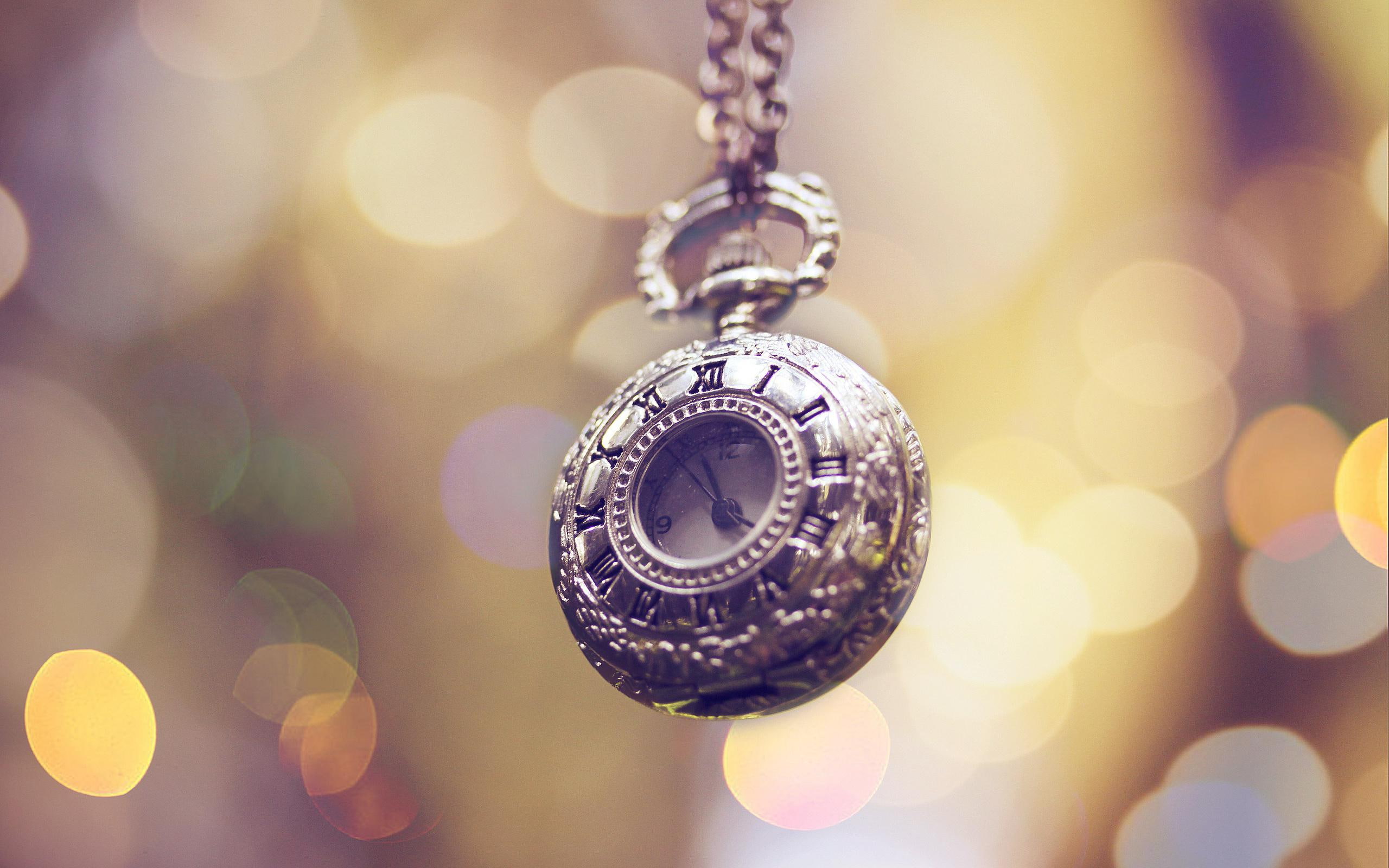 vintage, pocket, 2K, gold, photography, round, 2560x1600, watch, HD Wallpaper