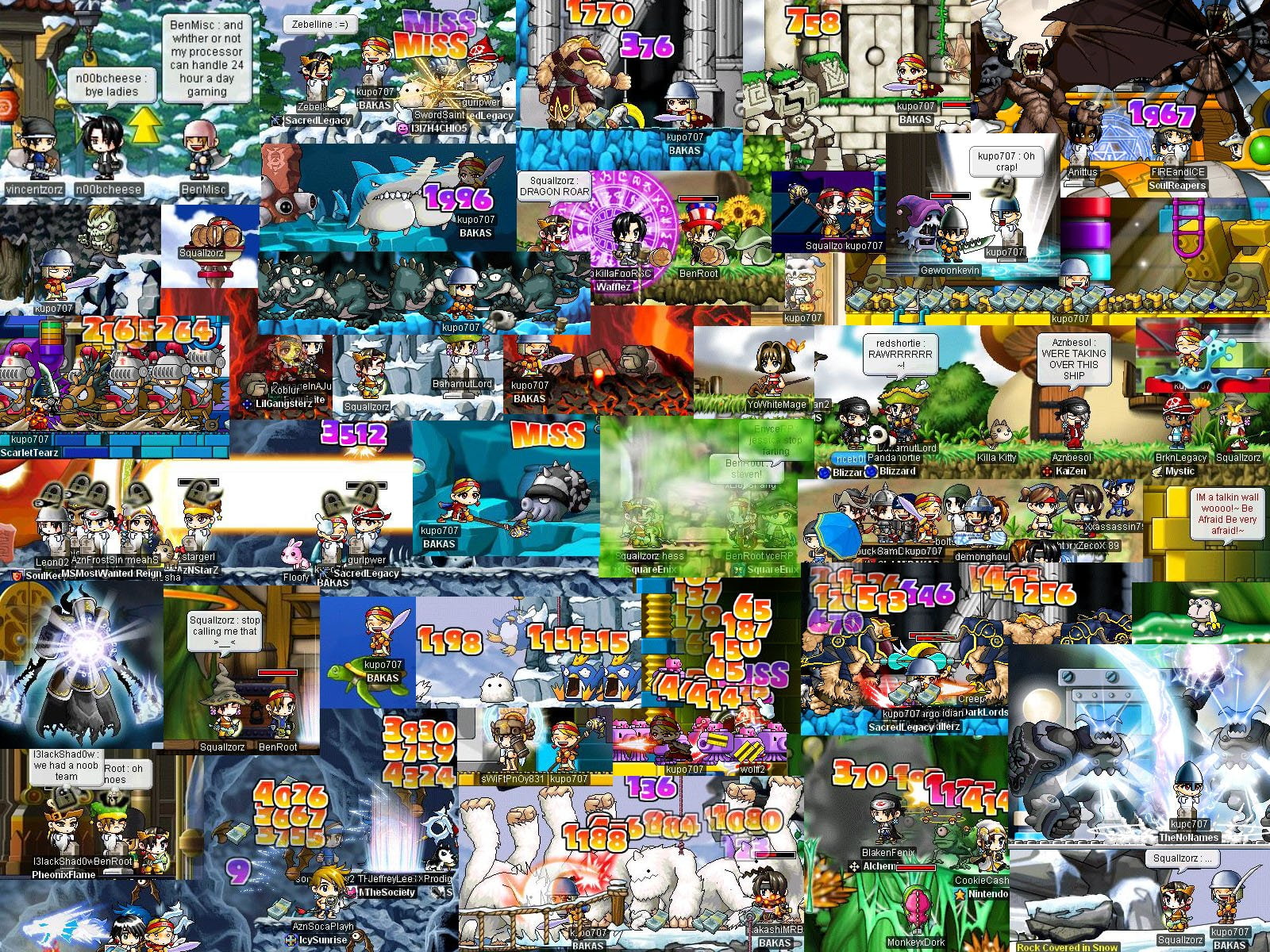 2 d, mmo, online, maple, scrolling, fantasy, rpg, story, 720P, maplestory, family, HD Wallpaper