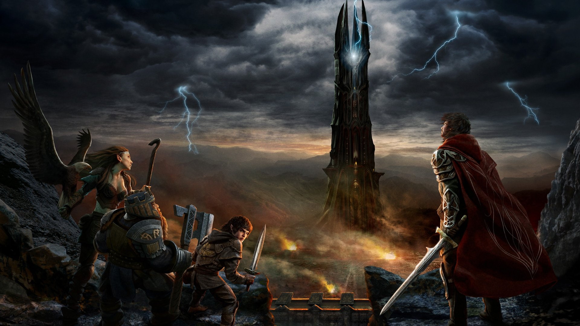 action, game, lotr, online, lord of the rings online, 1080P, fantasy, adventure, rings, lord, mmo, HD Wallpaper
