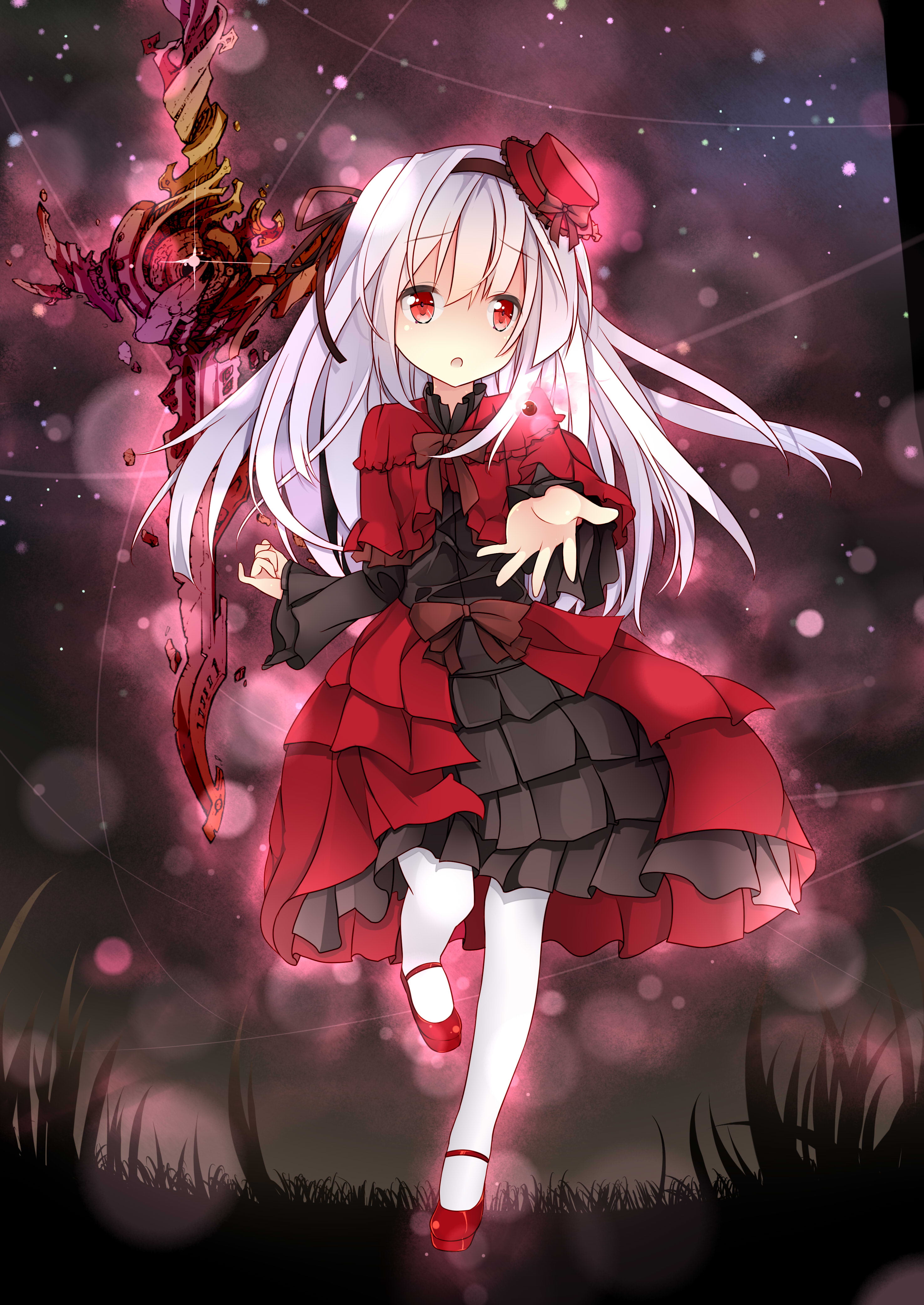 K: Return of Kings, 4K, red dress, Phone HD Wallpaper