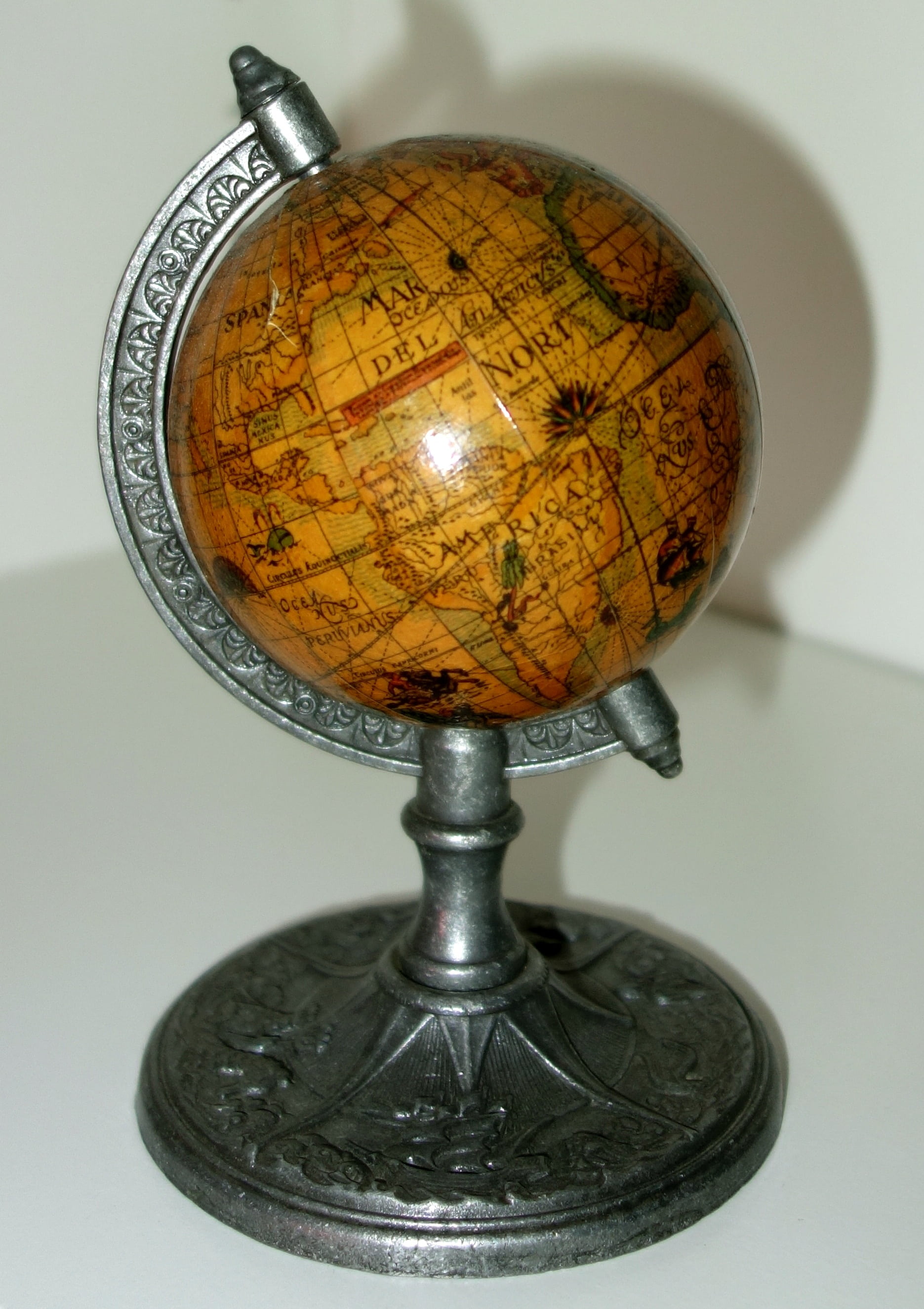 map, history, single object, 2K, studio shot, lighting equipment, the past, table, still life, high angle view, planet earth, metal, close-up, world map, Phone HD Wallpaper