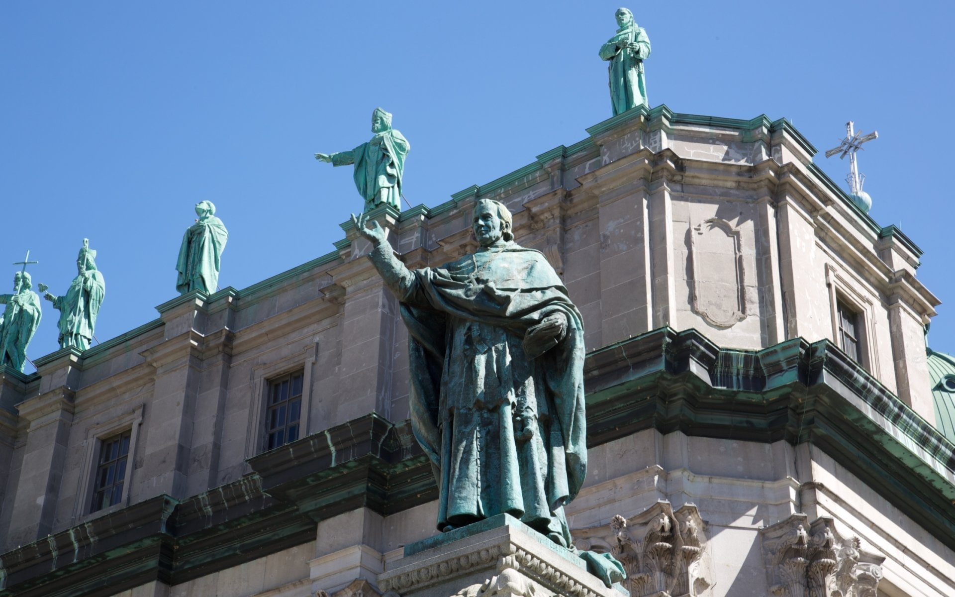 Basilicas , Basilique-Cathedrale Marie-Reine du Monde in Montreal, 1080P, HD Wallpaper