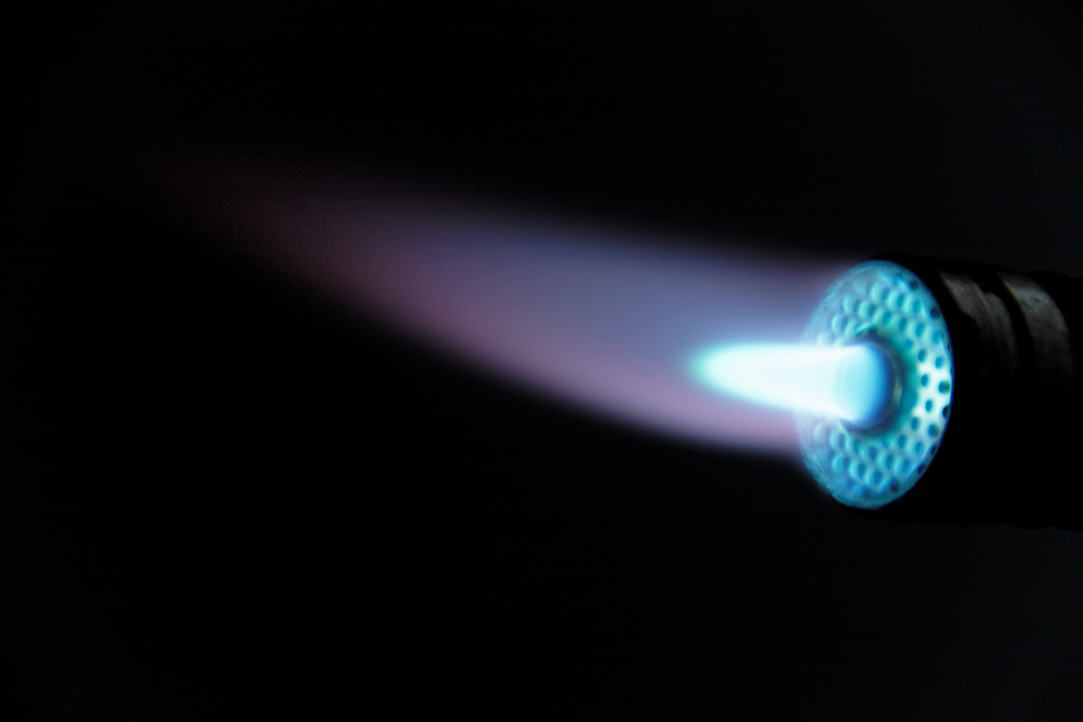 industry, lighting equipment, glowing, copy space, illuminated, blue, electricity, Flame, Heat, dangerous, electrical equipment, control, risk, light - natural phenomenon, HD Wallpaper