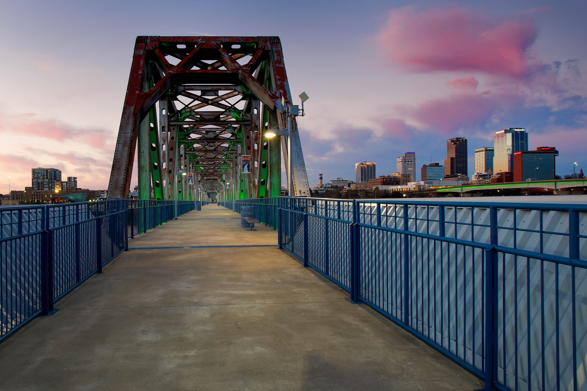 Arkansas, 1080P, Little Rock, USA, bridge, HD Wallpaper