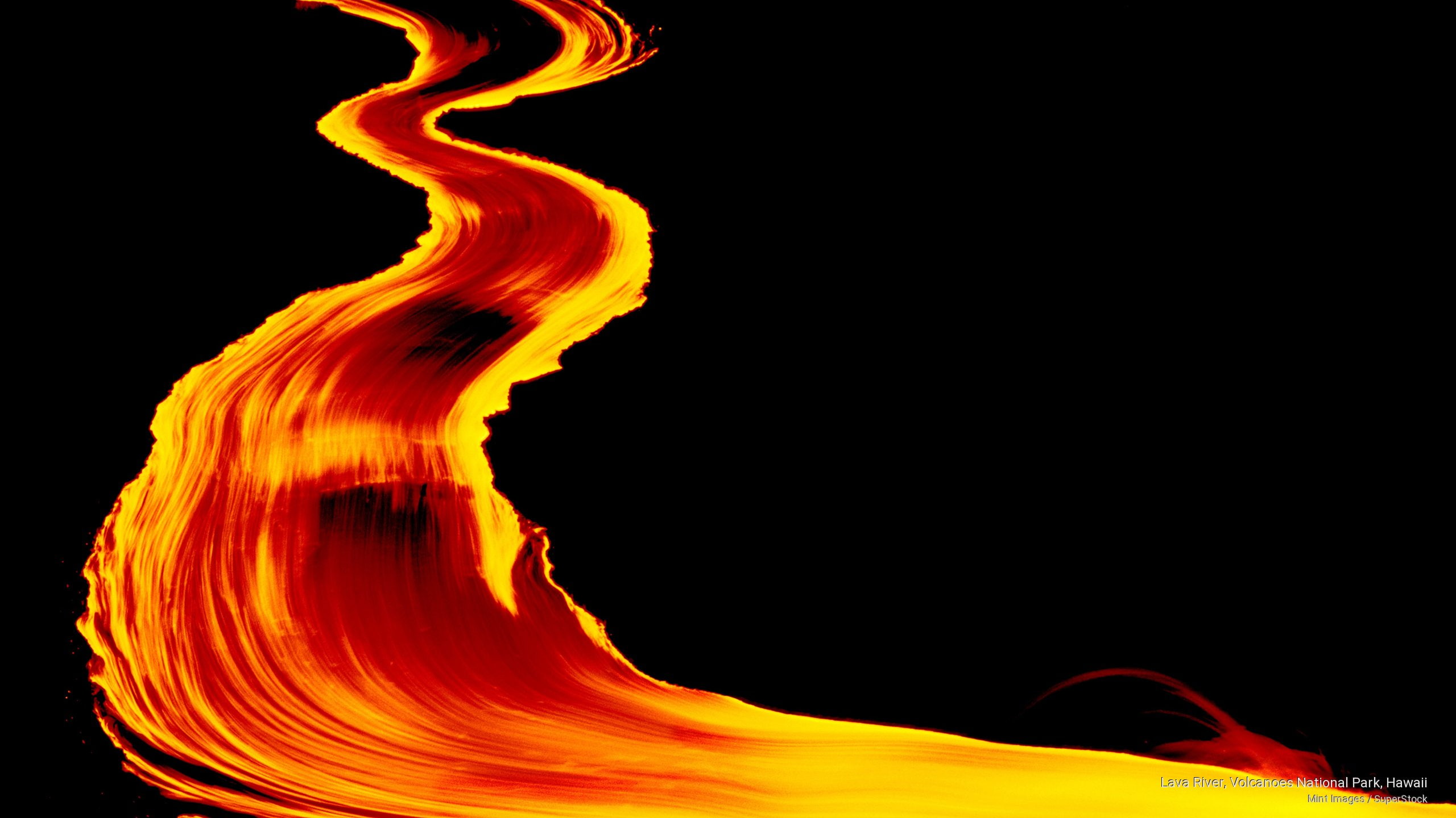river, volcanoes, park, 2K, lava, National Parks, national, hawaii, HD Wallpaper