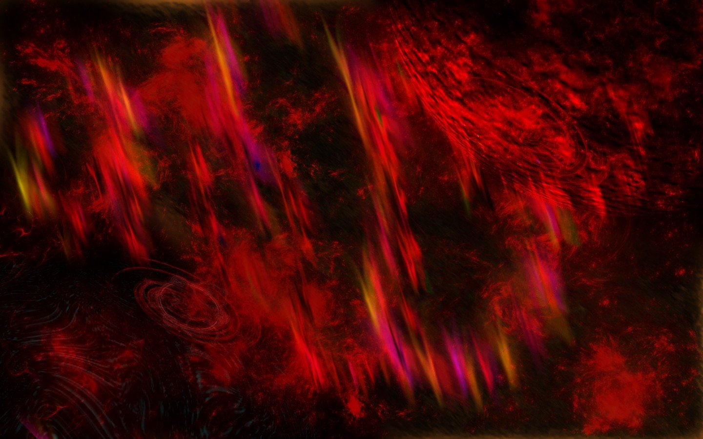 720P, outer, space, molten, brush, abstract, chaos, HD Wallpaper