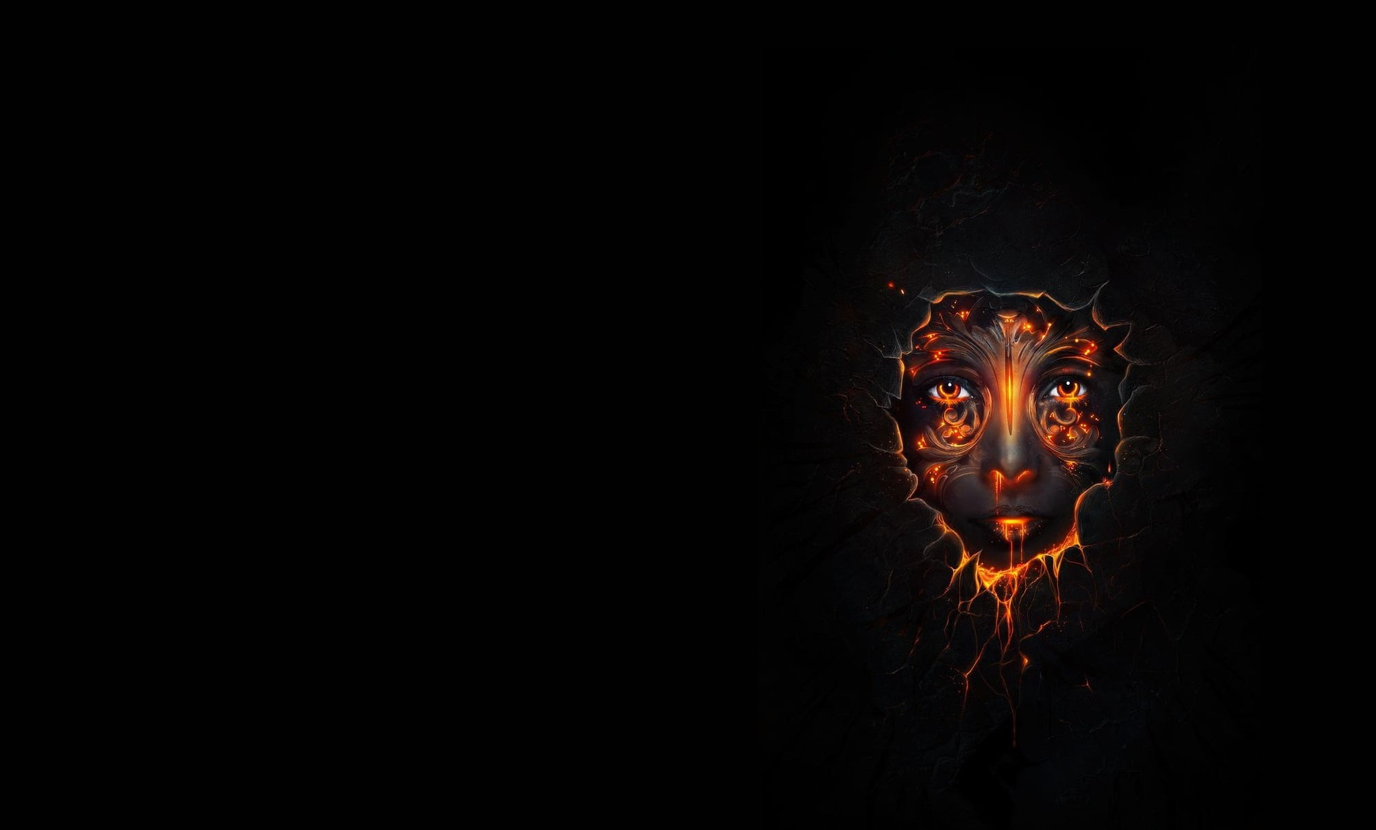 minimalism, itsbxd, Molten, fantasy, 1080P, rendering, art, HD Wallpaper
