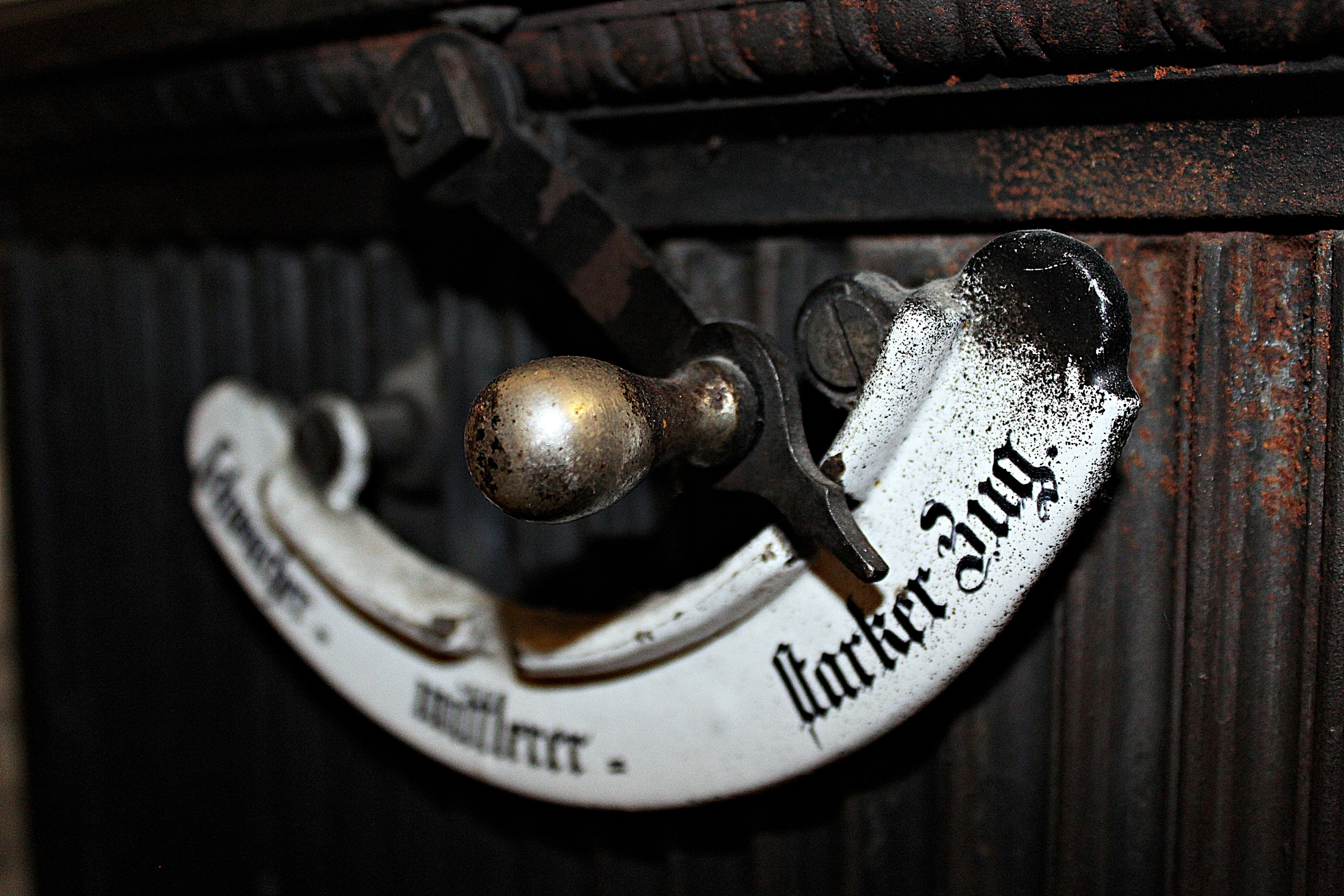 no people, security, old, indoors, lock, protection, oven, cast iron, knob, controller, entrance, retro styled, close-up, safety, enamelled, history, close up, HD Wallpaper