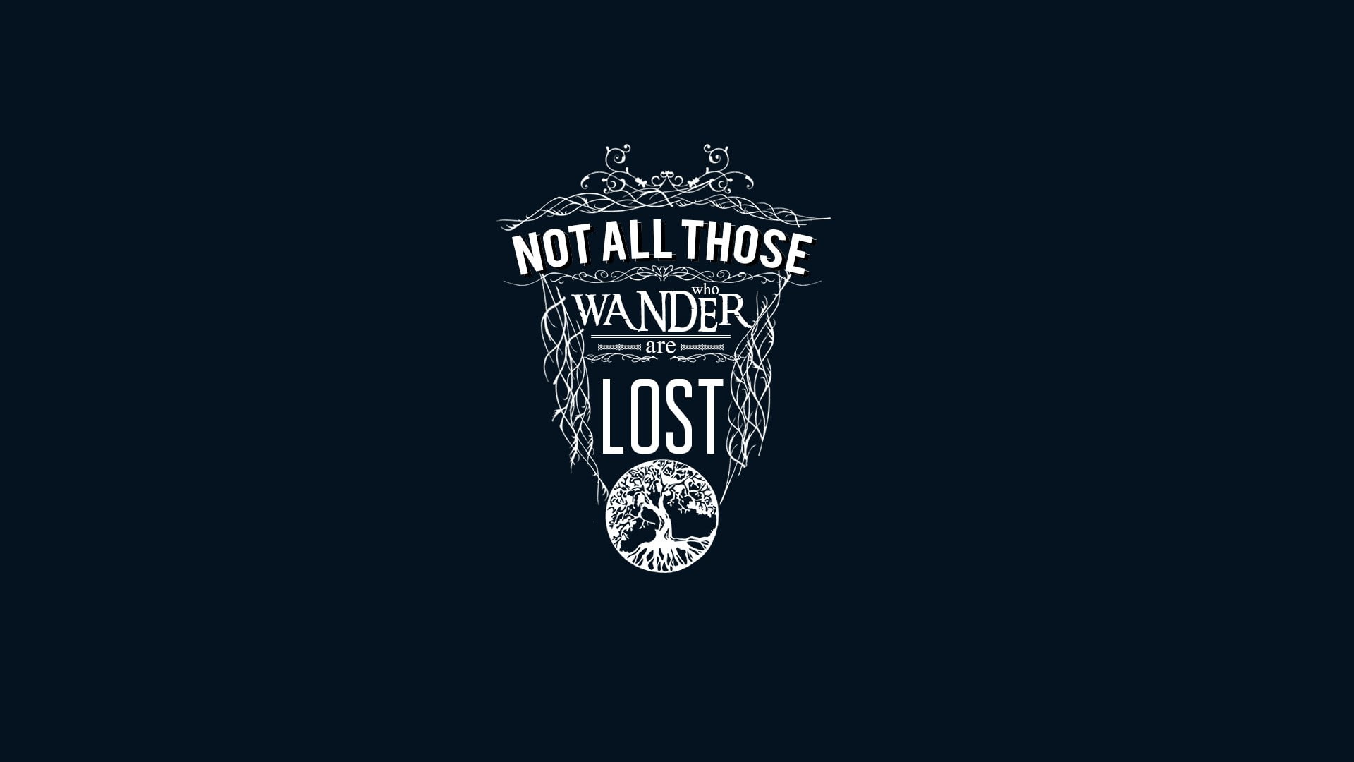 silver colored, glass - material, the past, still life, cut out, pattern, ornate, 1080P, black background, low angle view, history, j r r_ tolkien quote typography, HD Wallpaper