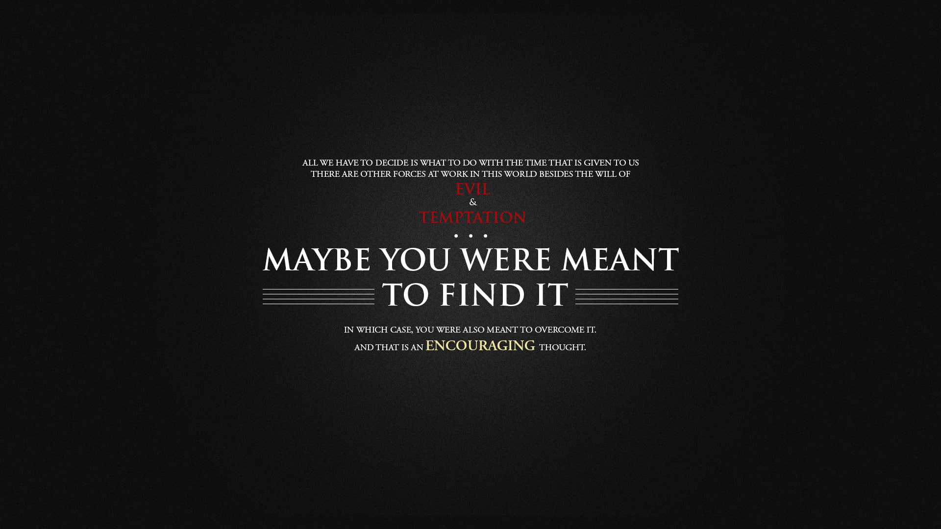 J. R. R. Tolkien, 1080P, quote, Typography, gandalf, HD Wallpaper