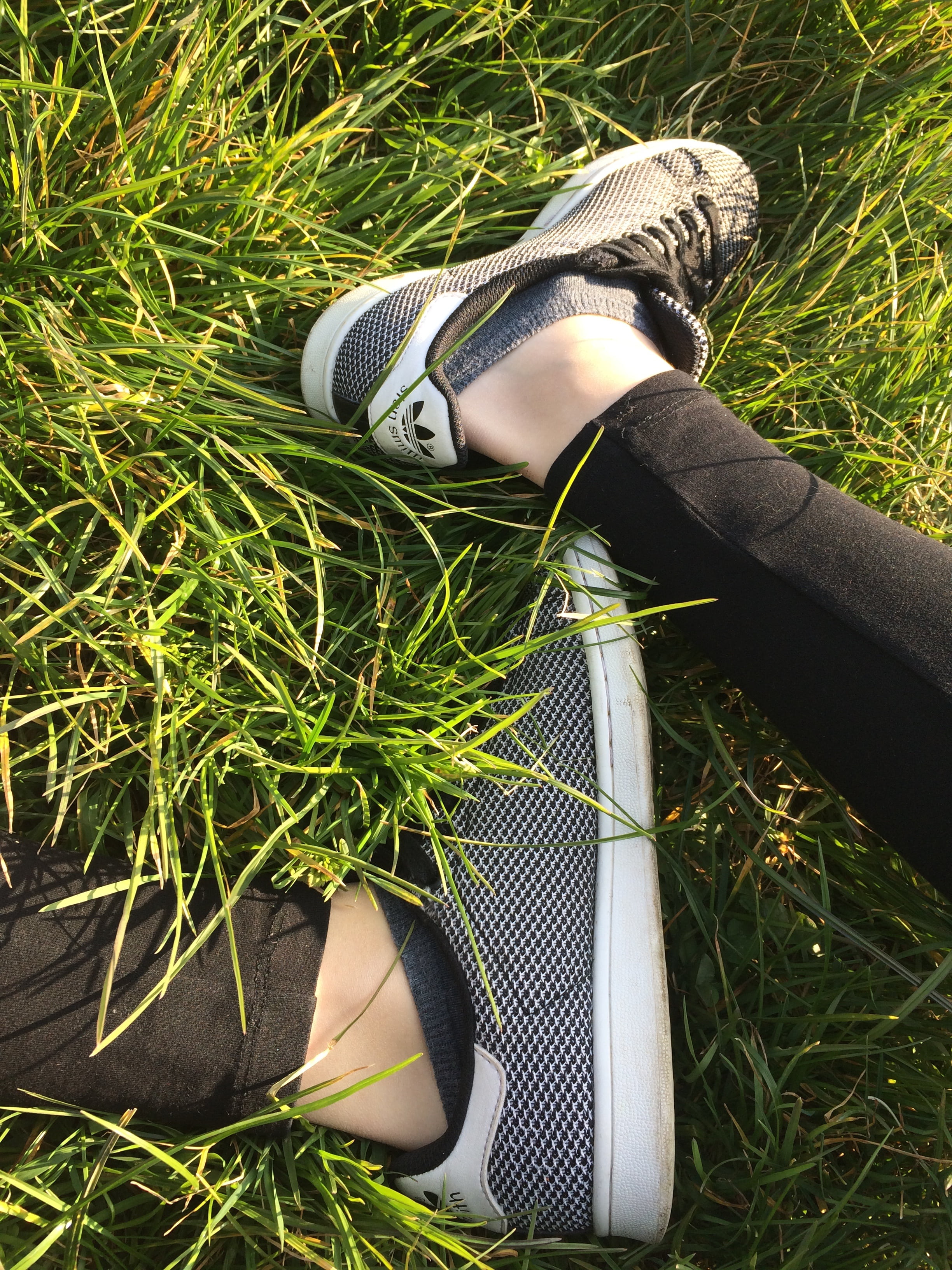 2K, one person, low section, leisure activity, grass, human Leg, shoe, land, stan smith, nature, sneakers, adidas, day, field, body part, shoes, outdoors, Phone HD Wallpaper