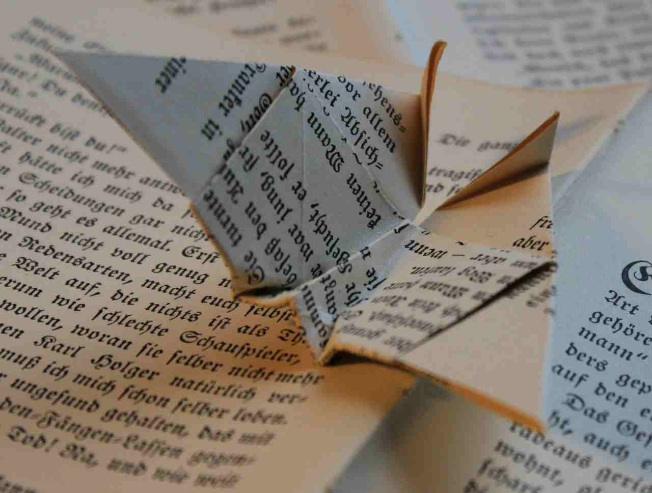 origami, publication, fold, table, indoors, paper, travel, selective focus, open, high angle view, message, text, book, education, handwriting, communication, HD Wallpaper