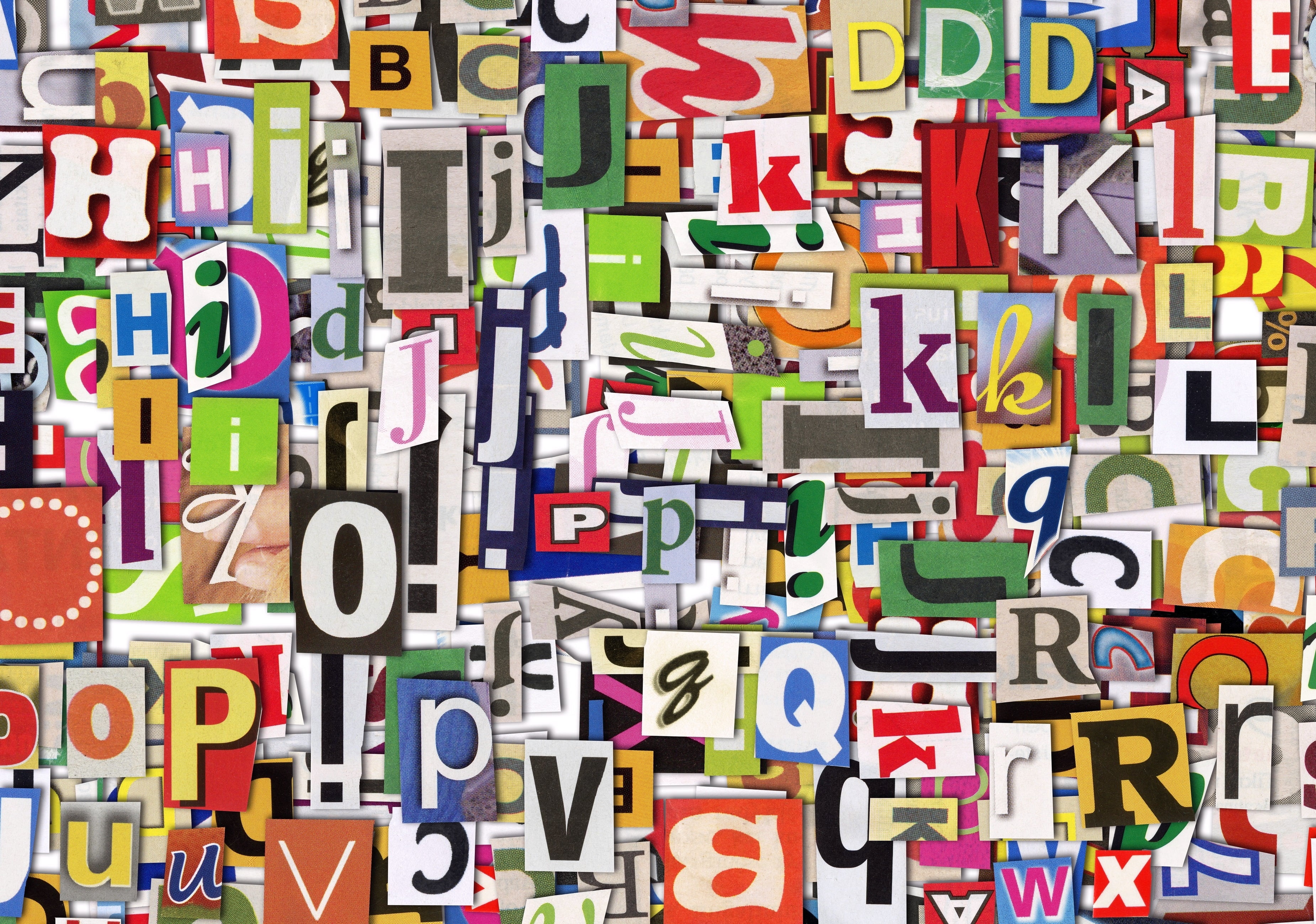 full frame, abstract, letter, choice, alphabet, backgrounds, business, paper, clippings, collage, learning, letters, sign, large group of objects, print, HD Wallpaper