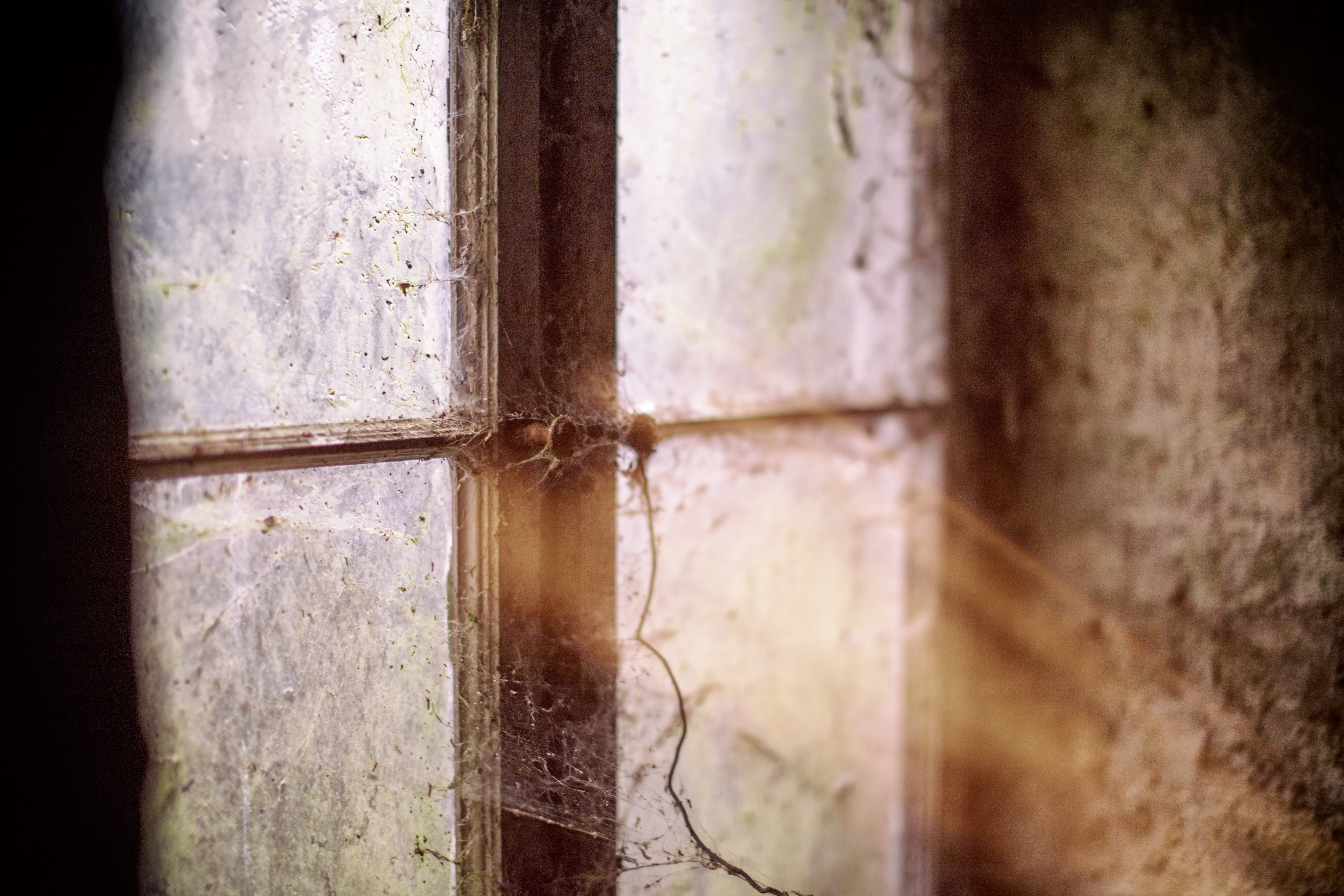day, sun, focus on foreground, the past, architecture, wall - building feature, cobweb, metal, architectural column, window, no people, sunlight, abandoned, HD Wallpaper