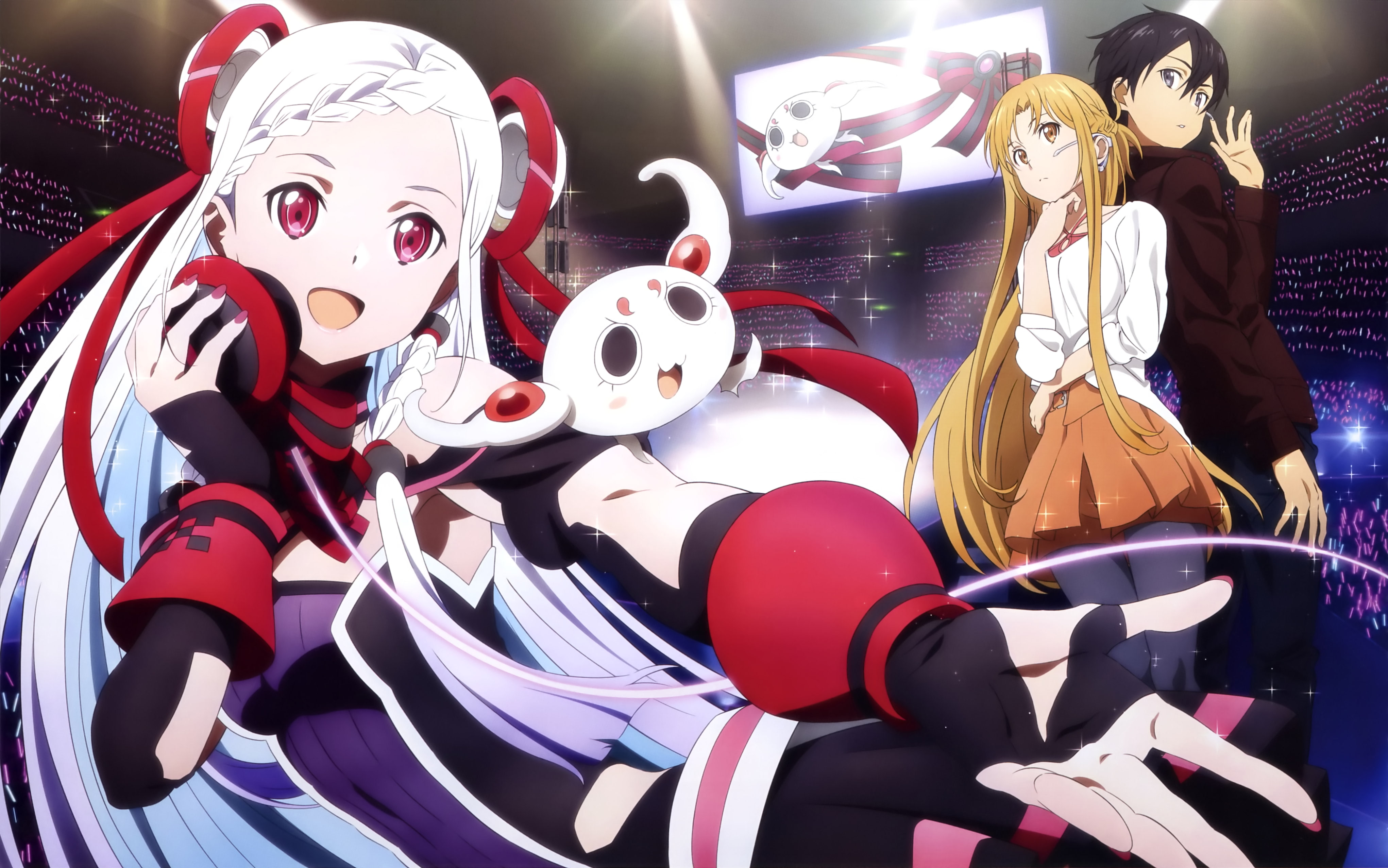 258333, long, konachan, skirt, pantyhose, red, asuna, black, 4K, yuuki, com, short, braids, sudou, hair, brown, tomoko, microphone, scan, white, eyes, HD Wallpaper