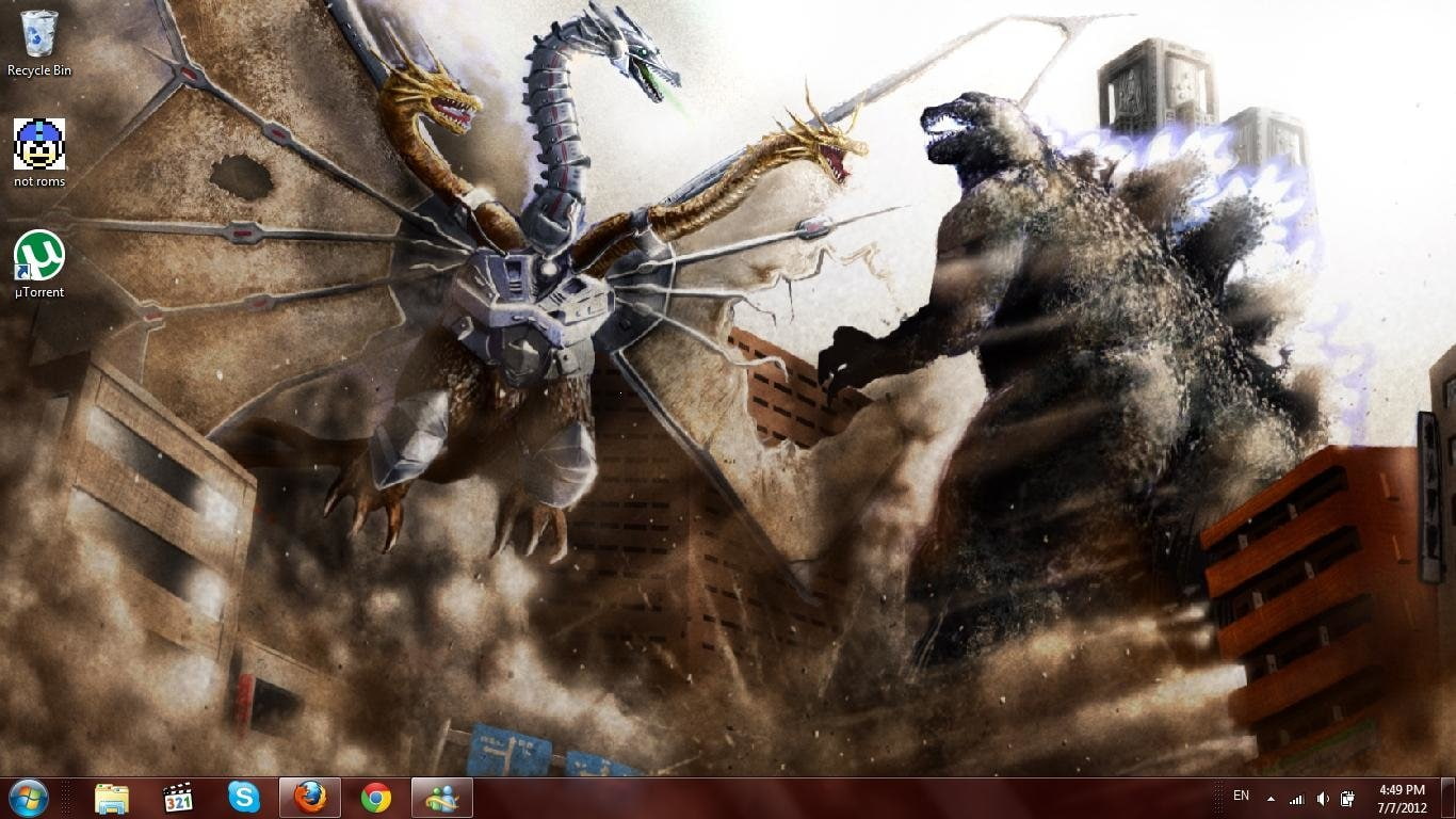 Godzilla vs. King Ghidorah, 720P, Godzilla, HD Wallpaper