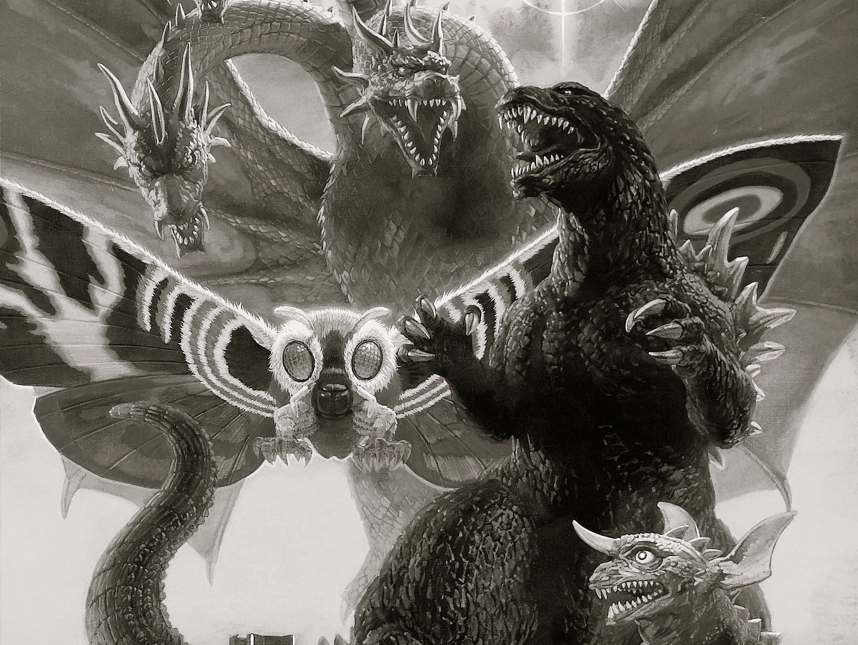 Godzilla, 720P, Godzilla vs. King Ghidorah, HD Wallpaper