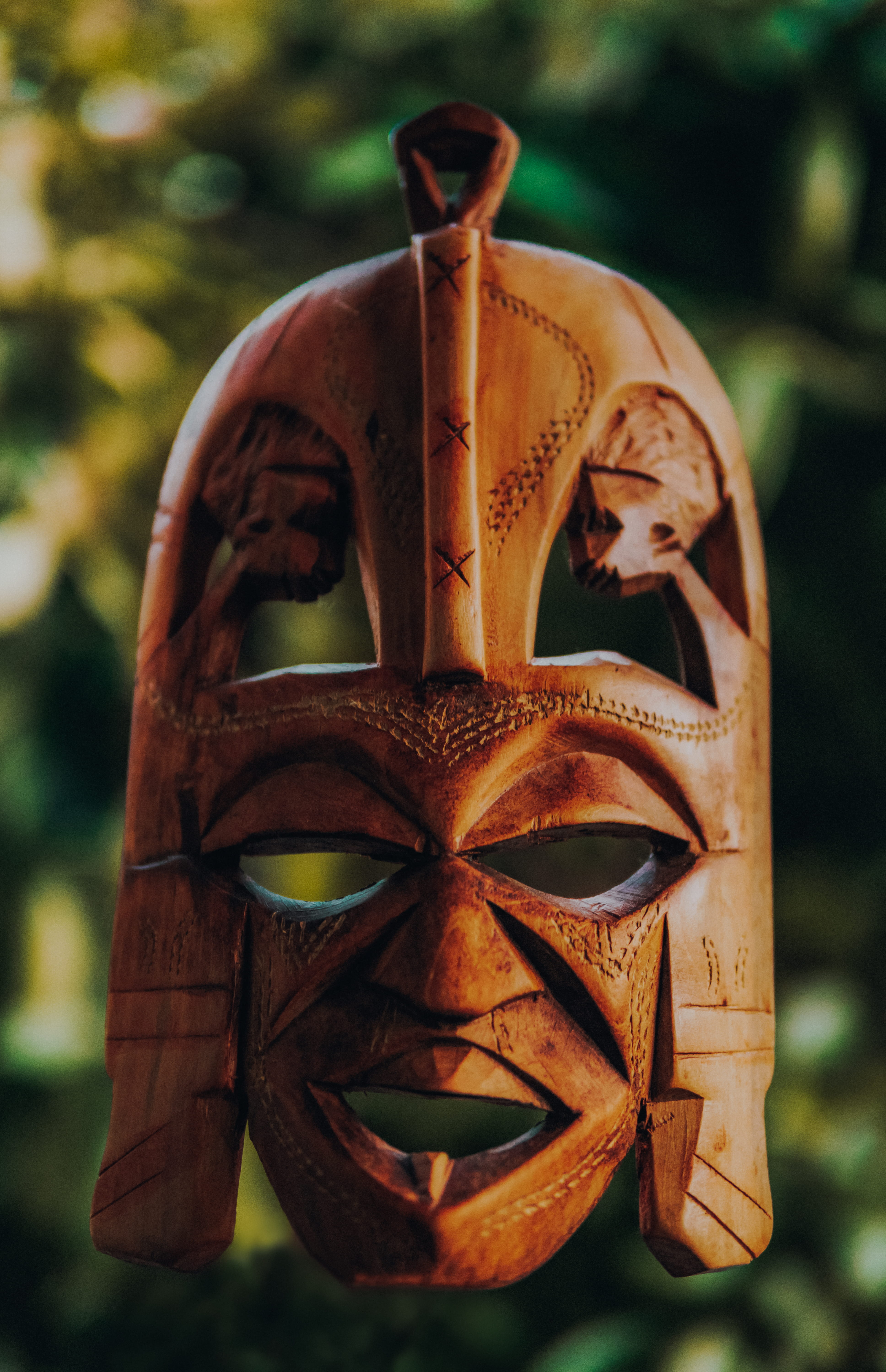 ritual mask, central africa, nature, mask, shift, no people, photography, art and craft, focus on foreground, ritual, mask - disguise, disguise, craft, Phone HD Wallpaper