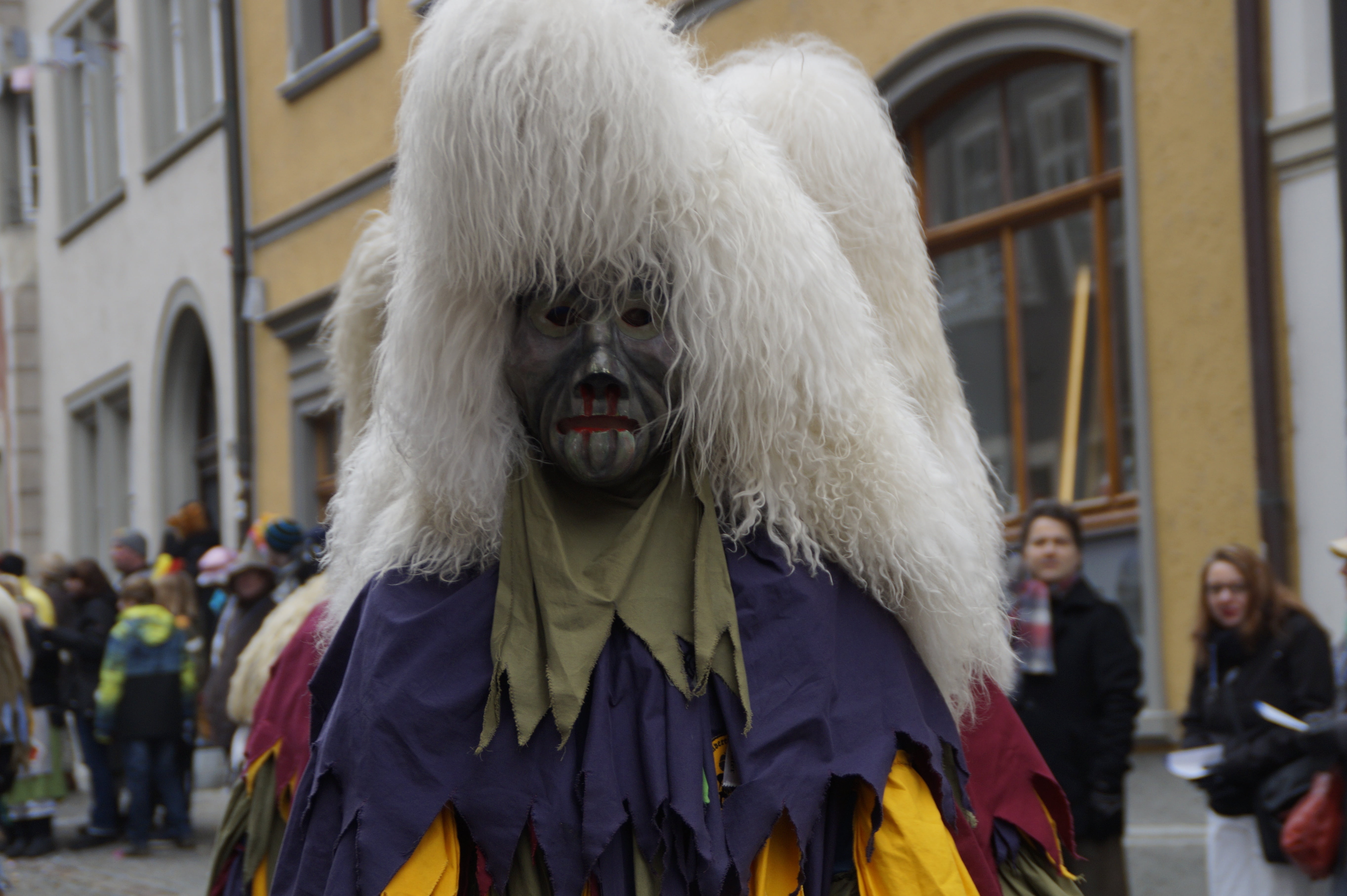 obscured face, guild group, custom, winter drive, real people, spirit, incidental people, wooden mask, fools jump, demons, 5K, disguise, mask - disguise, HD Wallpaper
