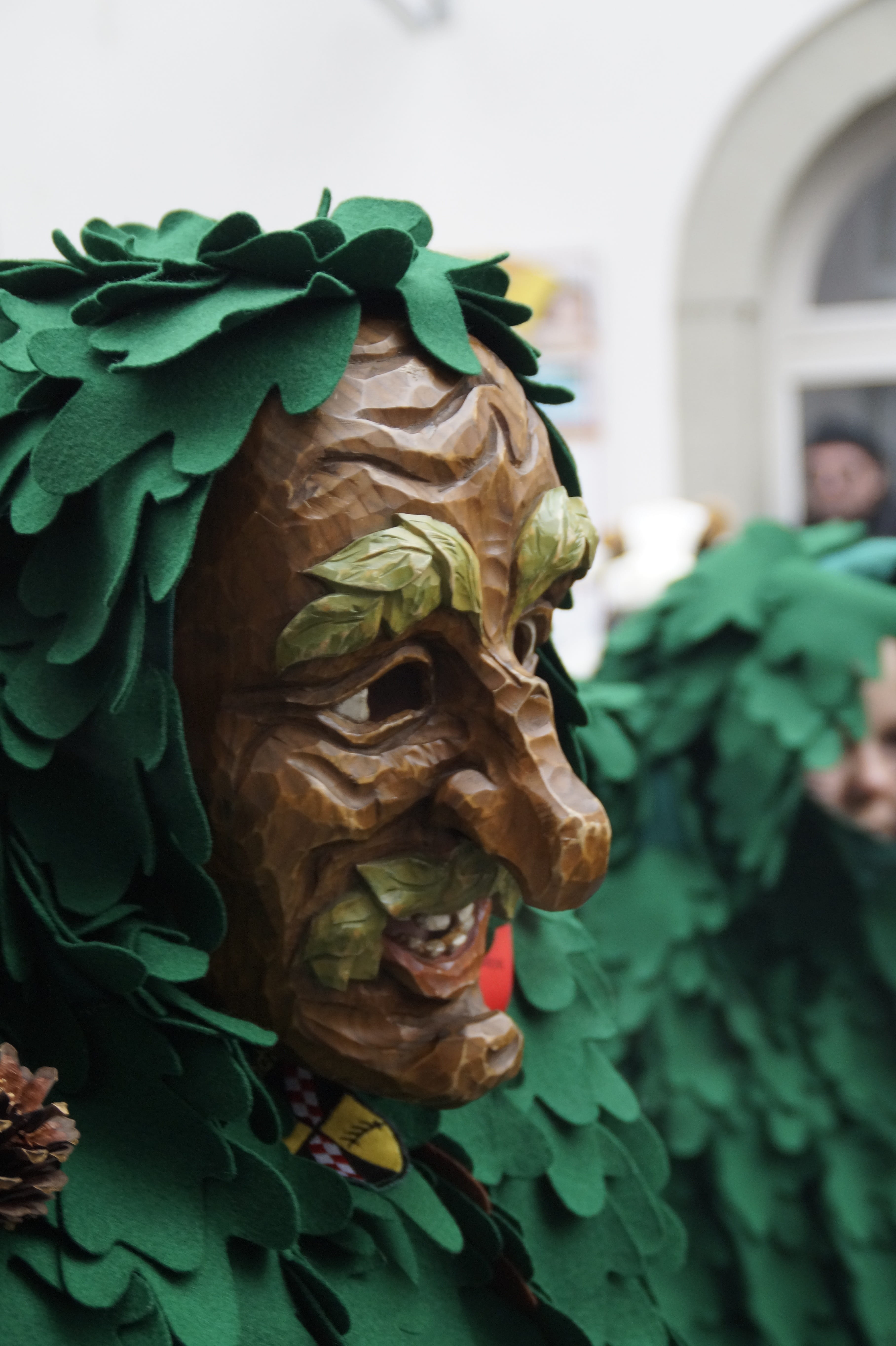 Fools, male likeness, architecture, customs, craft, plant part, figure, tradition, human representation, fasnet, strassenfasnet, haes, carved, wooden mask, Phone HD Wallpaper