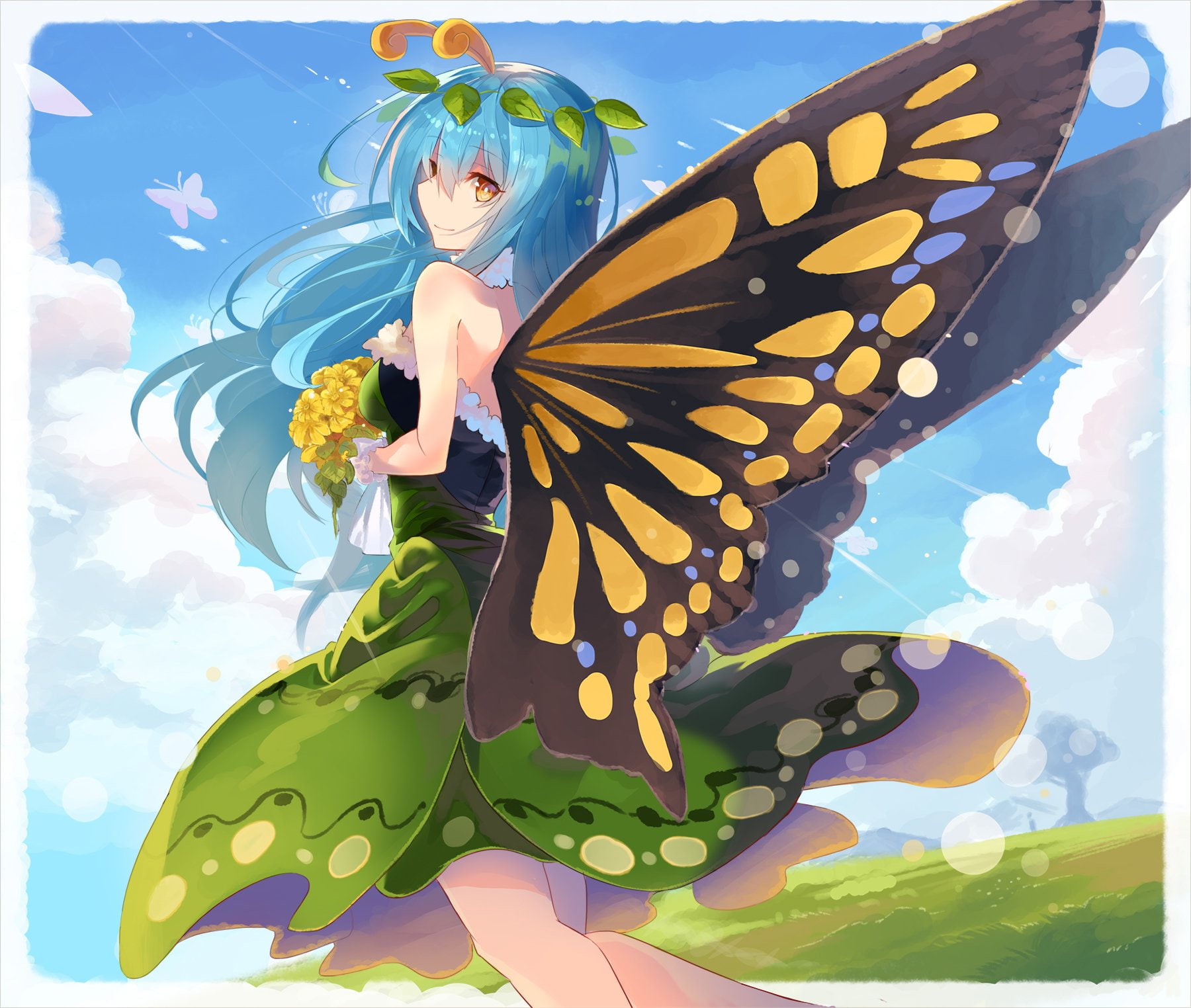 Eternity Larva, 720P, Touhou, Anime, HD Wallpaper