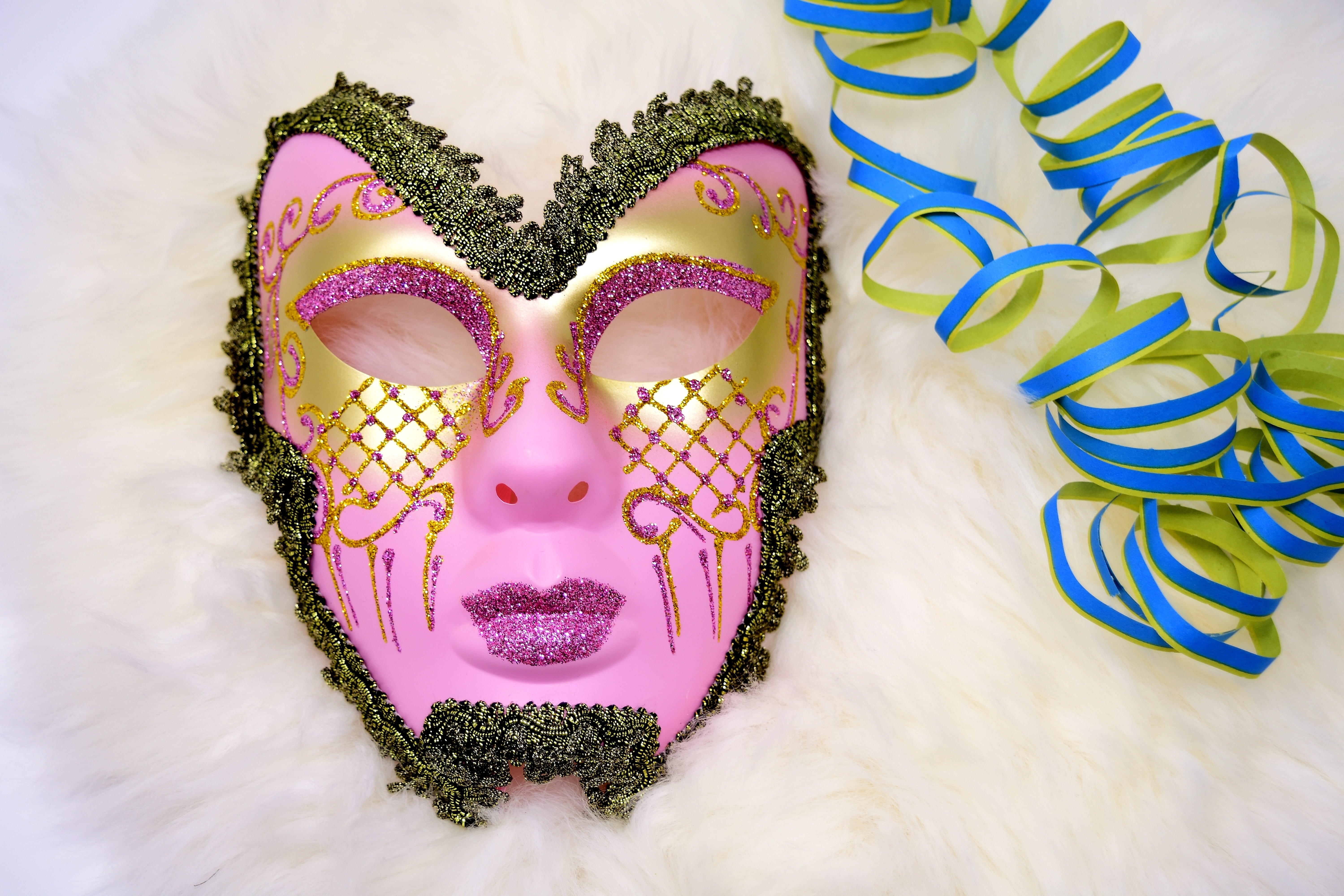 clothing, panel, female likeness, disguise, mask, celebrate, still life, single object, colorful, 5K, art and craft, close-up, mask - disguise, costume, HD Wallpaper
