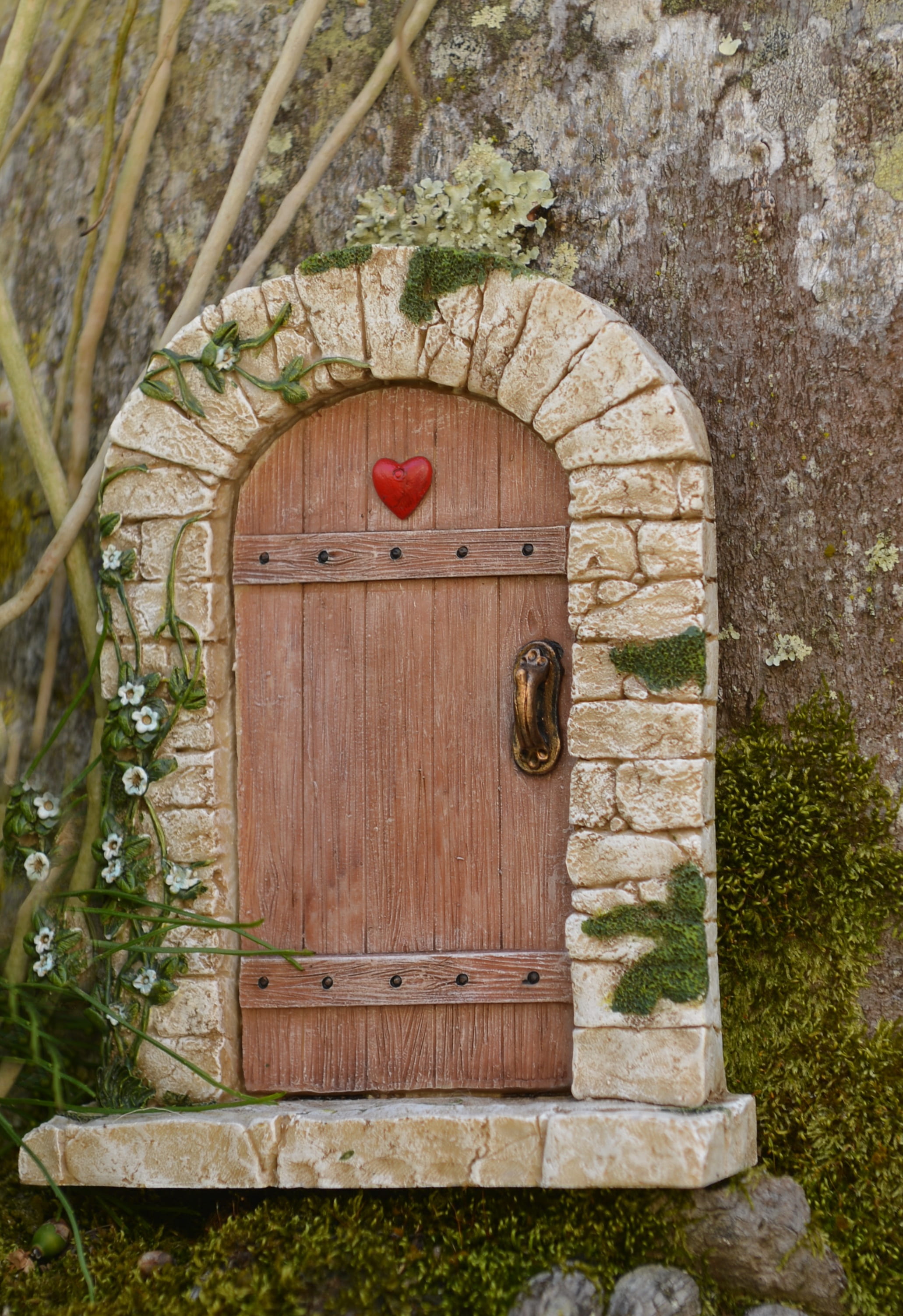 safety, built structure, protection, door, wall, enchanted, trunk, stone wall, house, gardening, gate, arch, plant, wood - material, wood, outdoors, photography, Phone HD Wallpaper