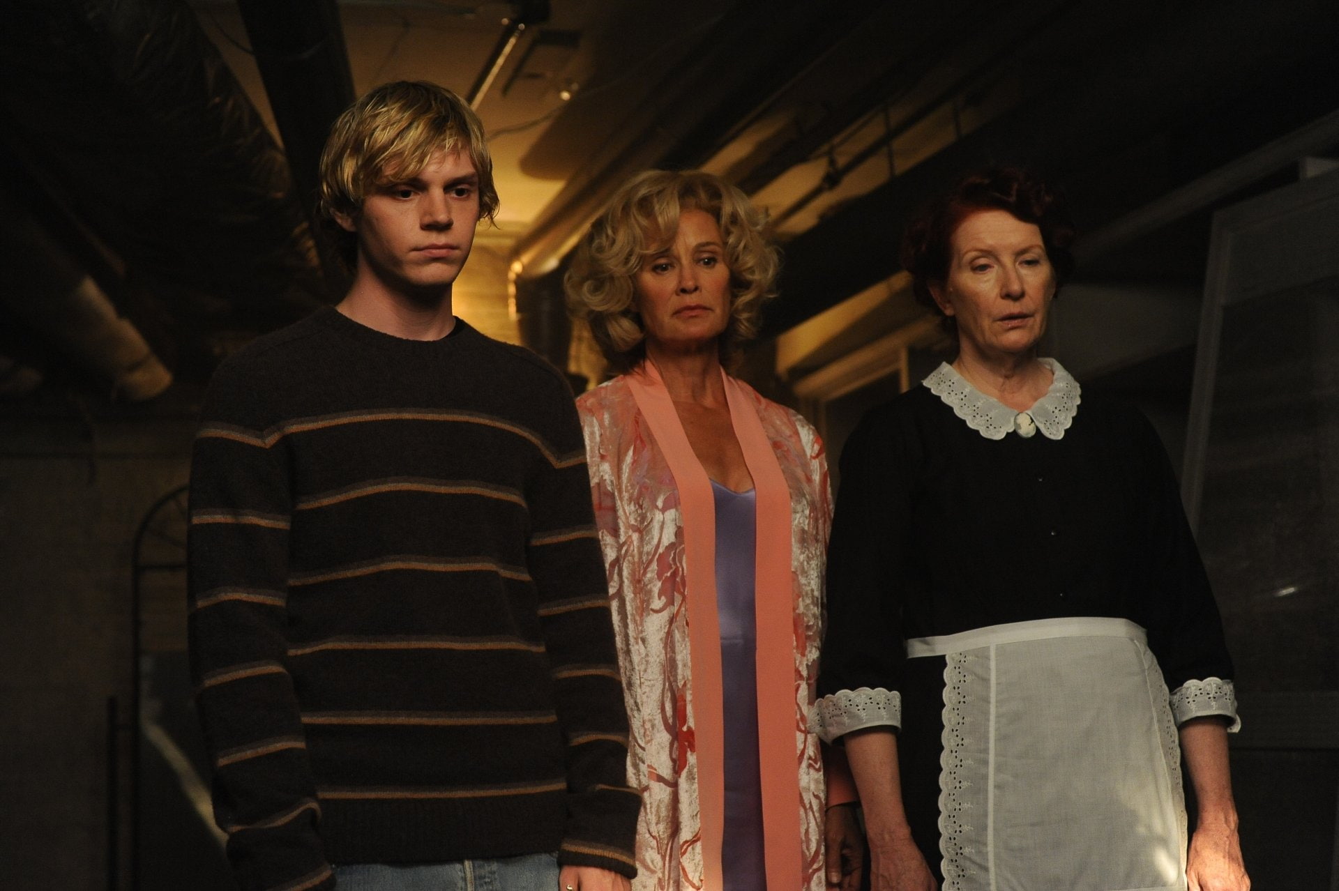 Jessica Lange, Frances Conroy, American Horror Story, Evan Peters, TV Show, 1080P, HD Wallpaper