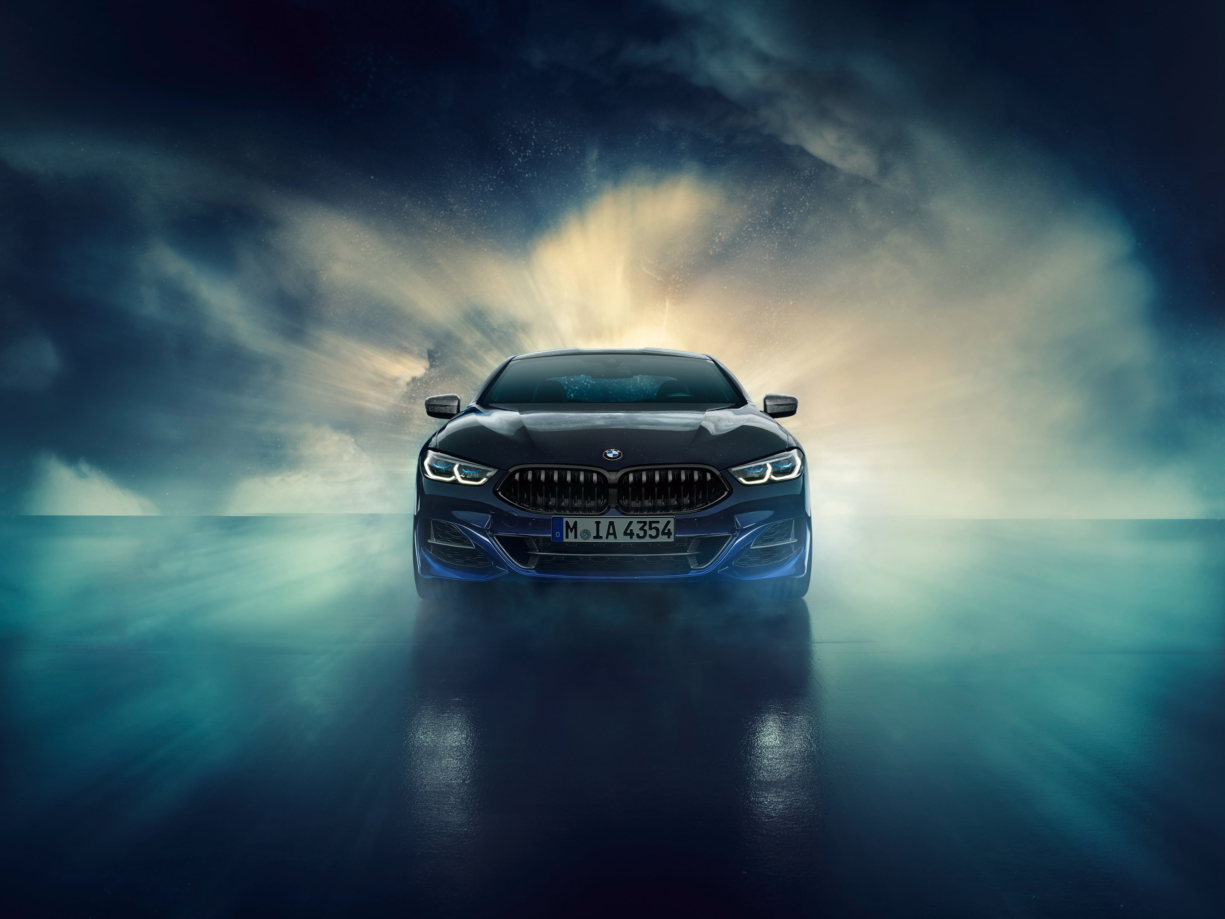 Night Sky, 4K, M850i, XDrive, Individual, Night Sky Edition, 8-Series, Coupe, 2019, BMW, front view, HD Wallpaper